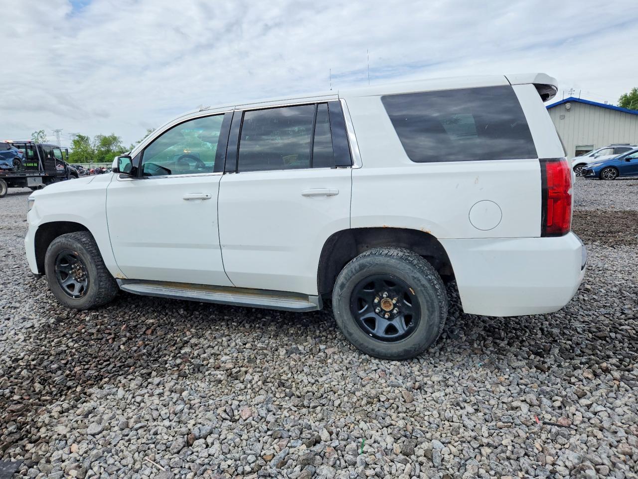 2015 Chevrolet Tahoe Police White vin: 1GNSK2EC3FR631046