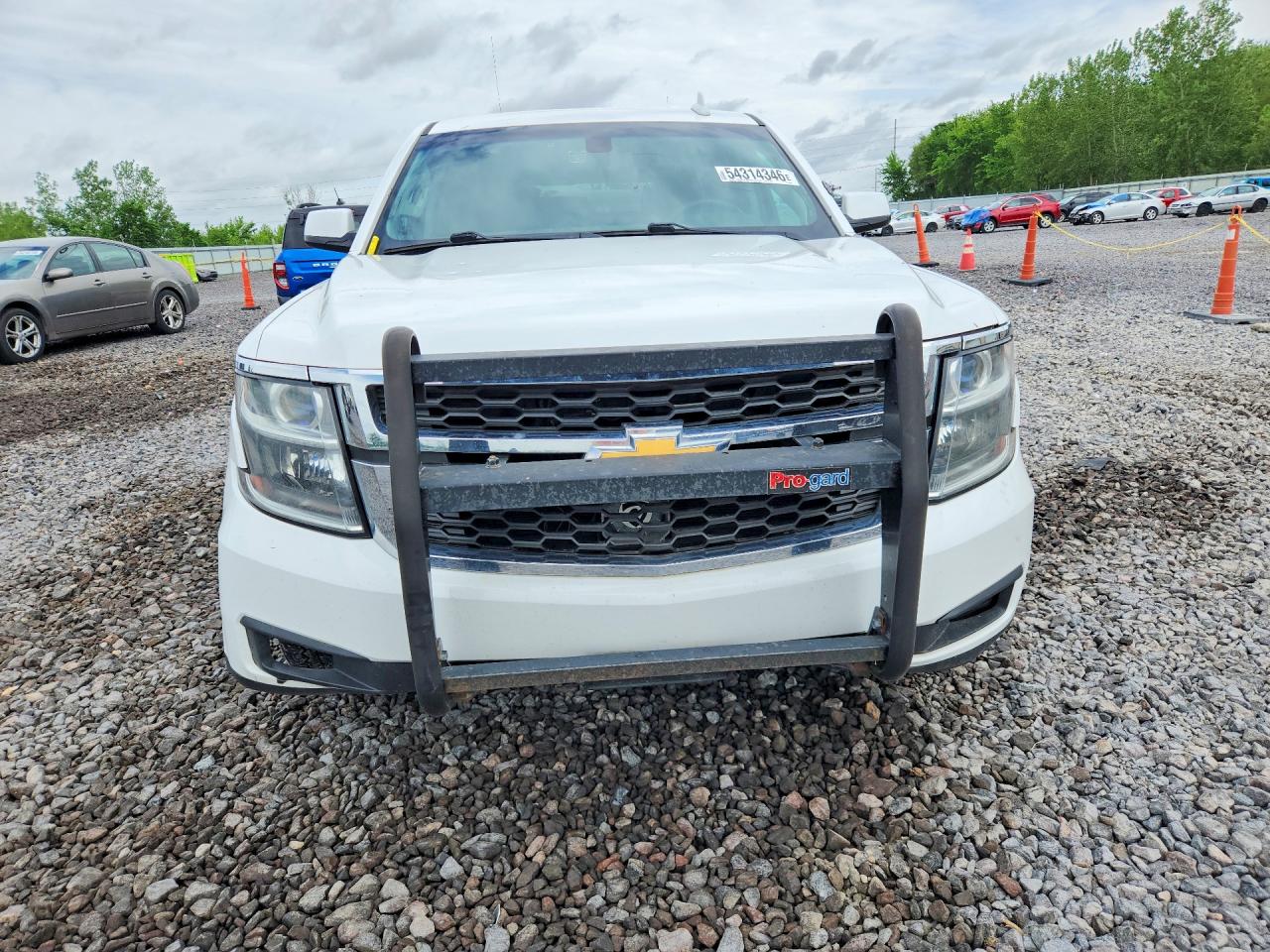 2015 Chevrolet Tahoe Police White vin: 1GNSK2EC3FR631046