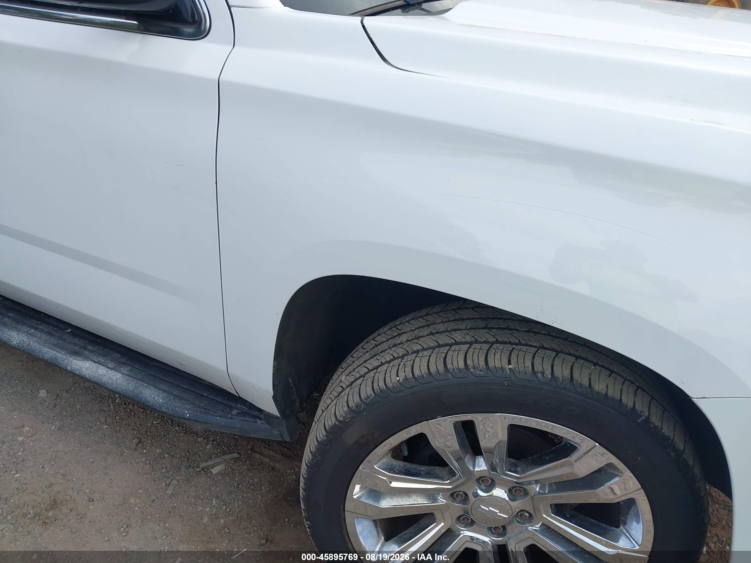 2015 Chevrolet Tahoe Commercial White vin: 1GNSK3EC6FR306090
