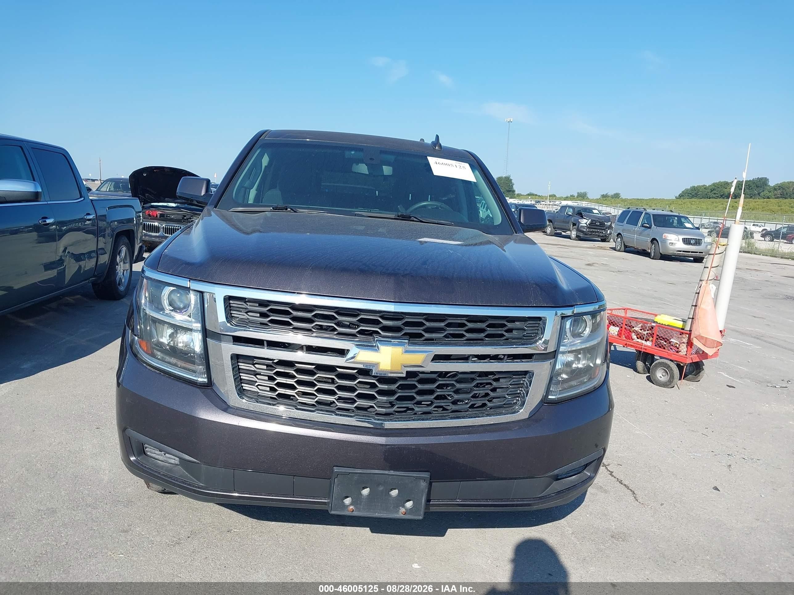 2015 Chevrolet Tahoe Commercial Fleet Черный vin: 1GNSK3EC8FR528047