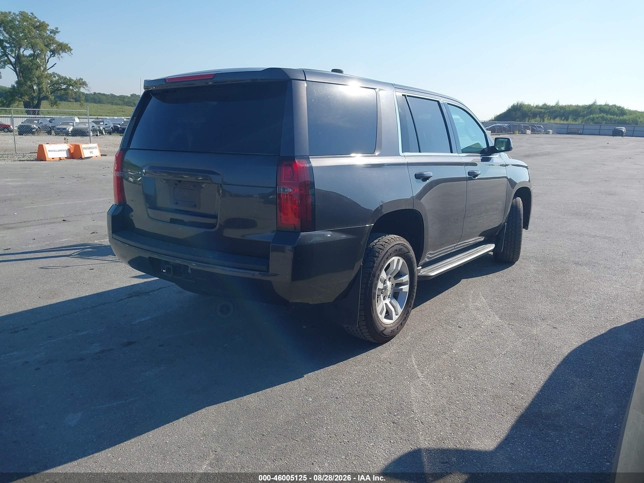 2015 Chevrolet Tahoe Commercial Fleet Черный vin: 1GNSK3EC8FR528047