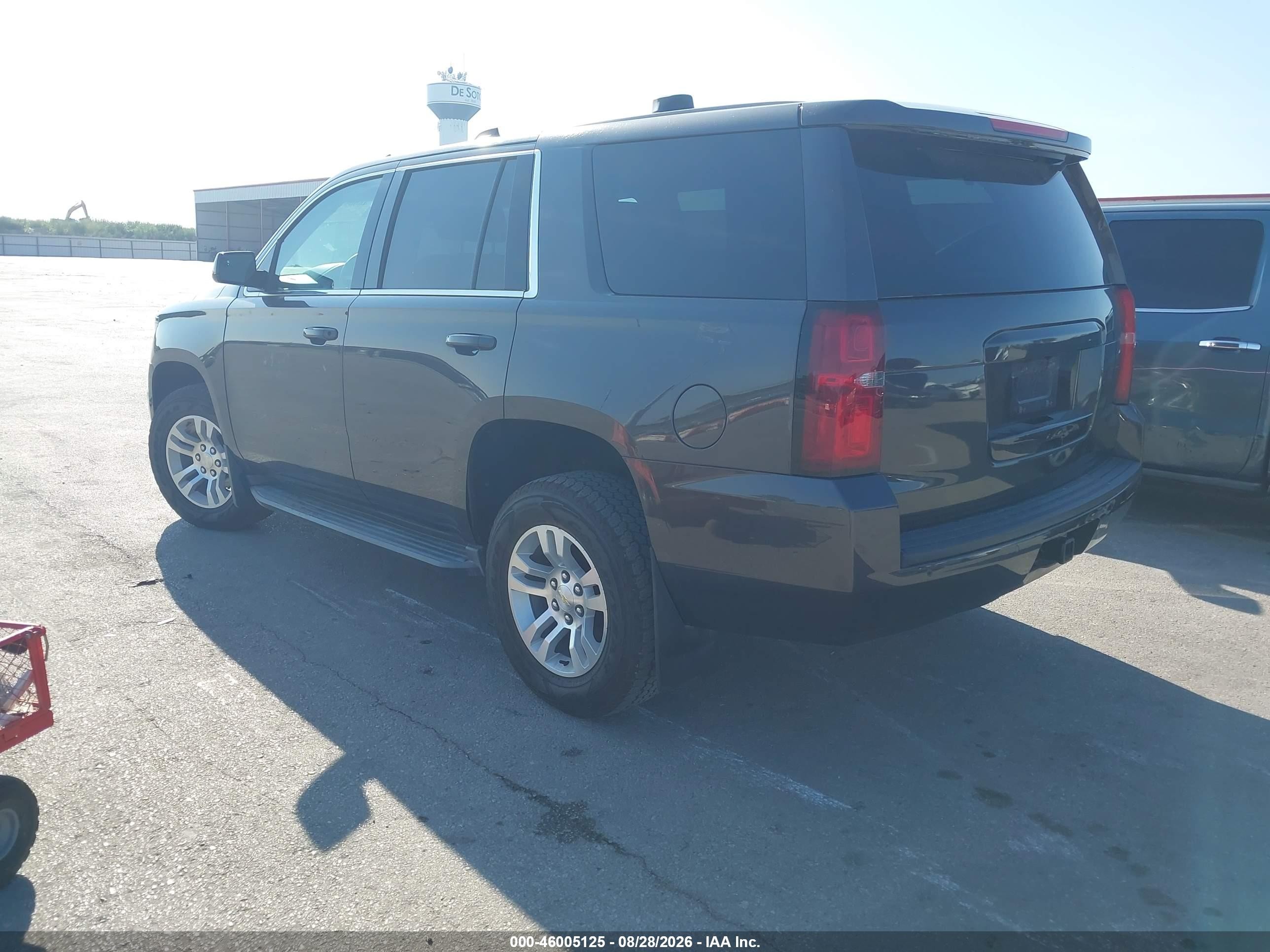2015 Chevrolet Tahoe Commercial Fleet Черный vin: 1GNSK3EC8FR528047