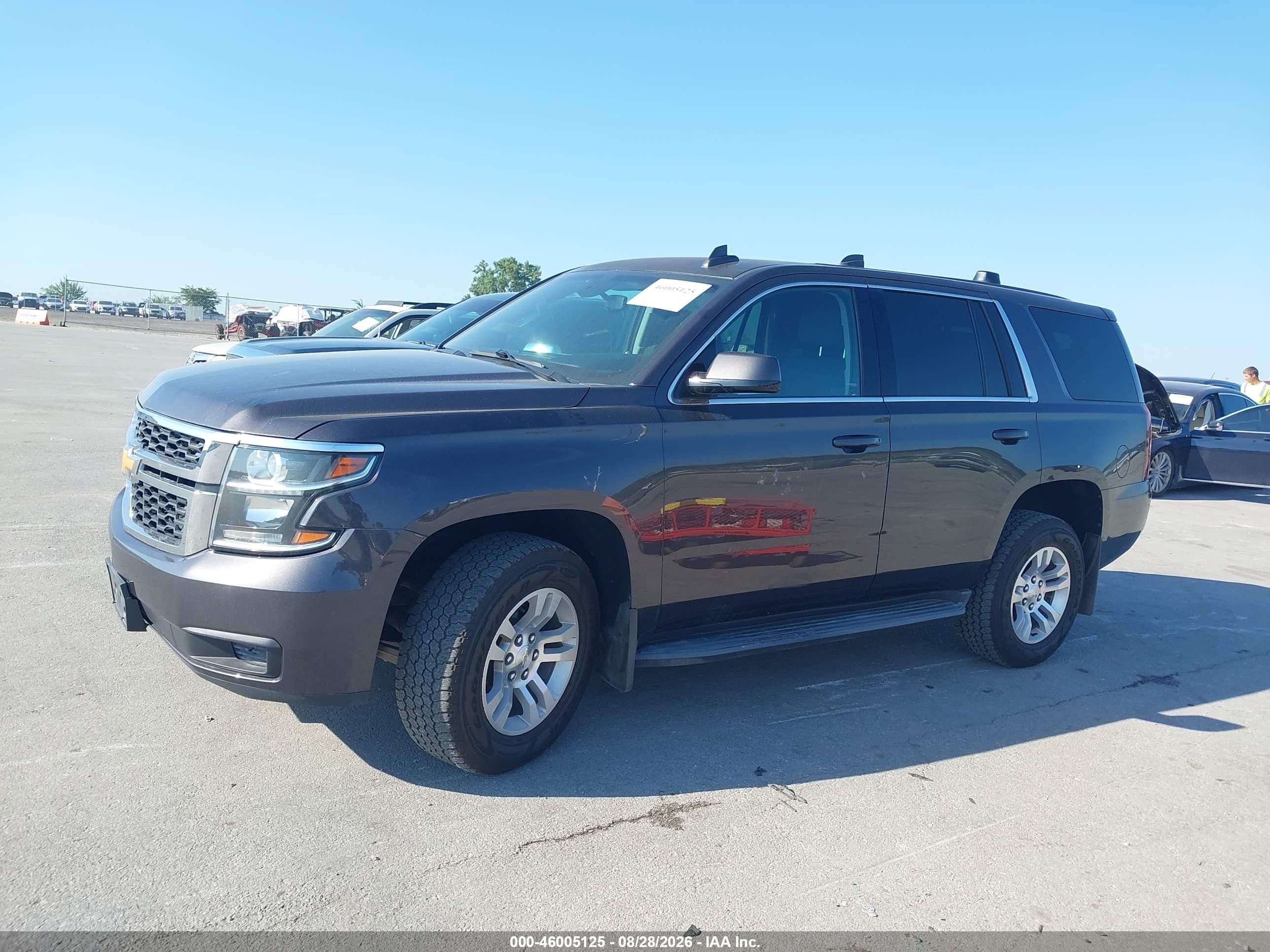 2015 Chevrolet Tahoe Commercial Fleet Черный vin: 1GNSK3EC8FR528047