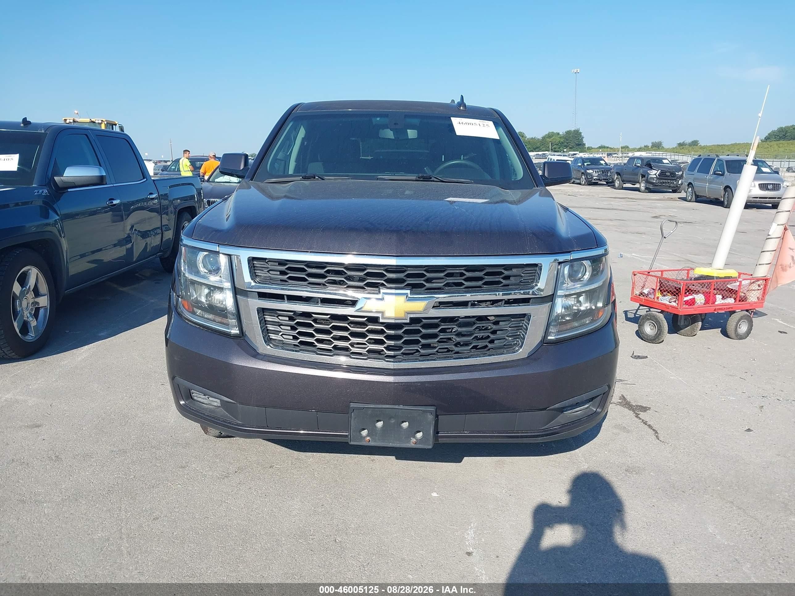 2015 Chevrolet Tahoe Commercial Fleet Черный vin: 1GNSK3EC8FR528047