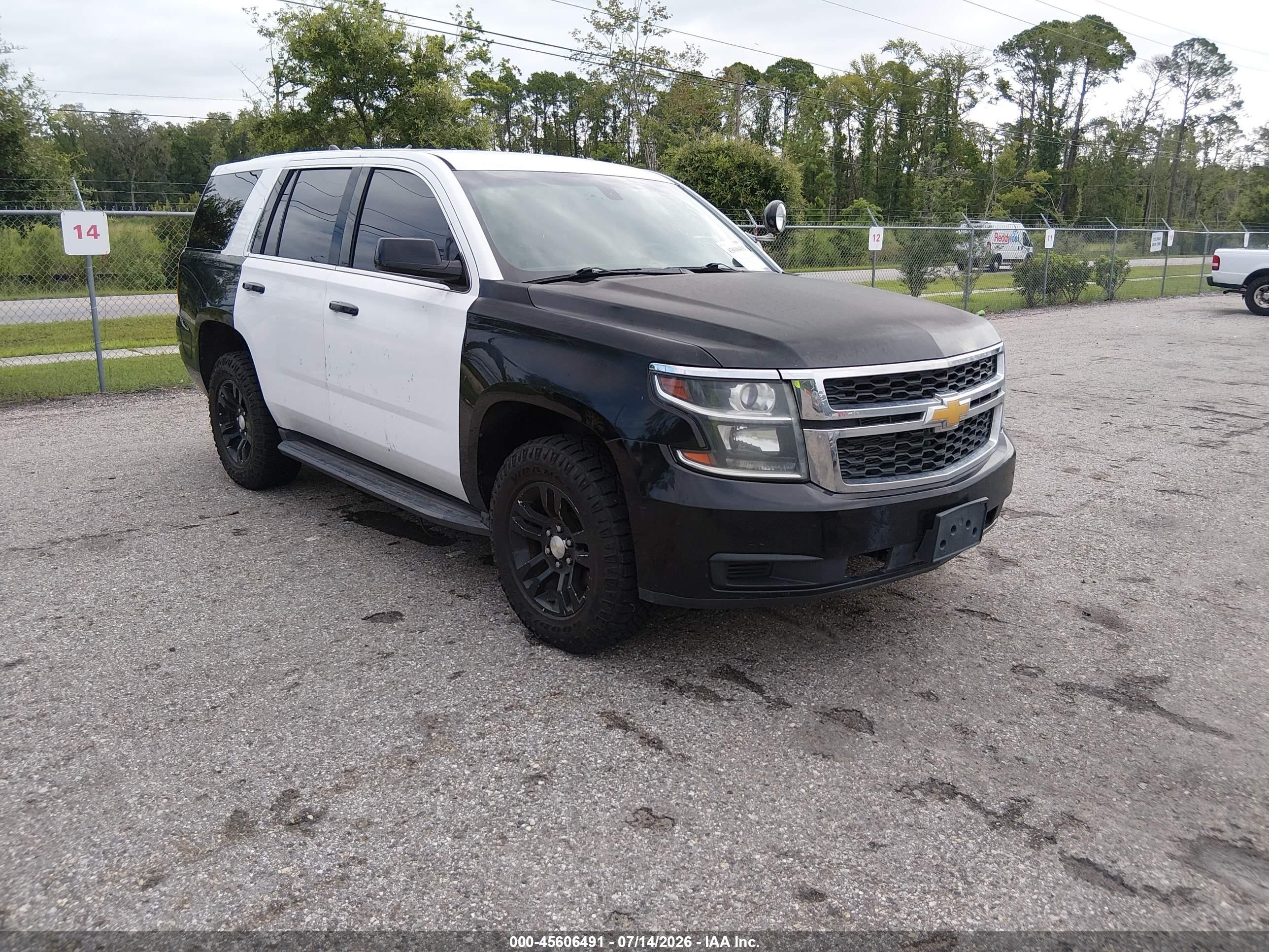 2015 Chevrolet Tahoe Commercial Fleet Черный vin: 1GNSK3KC6FR280305