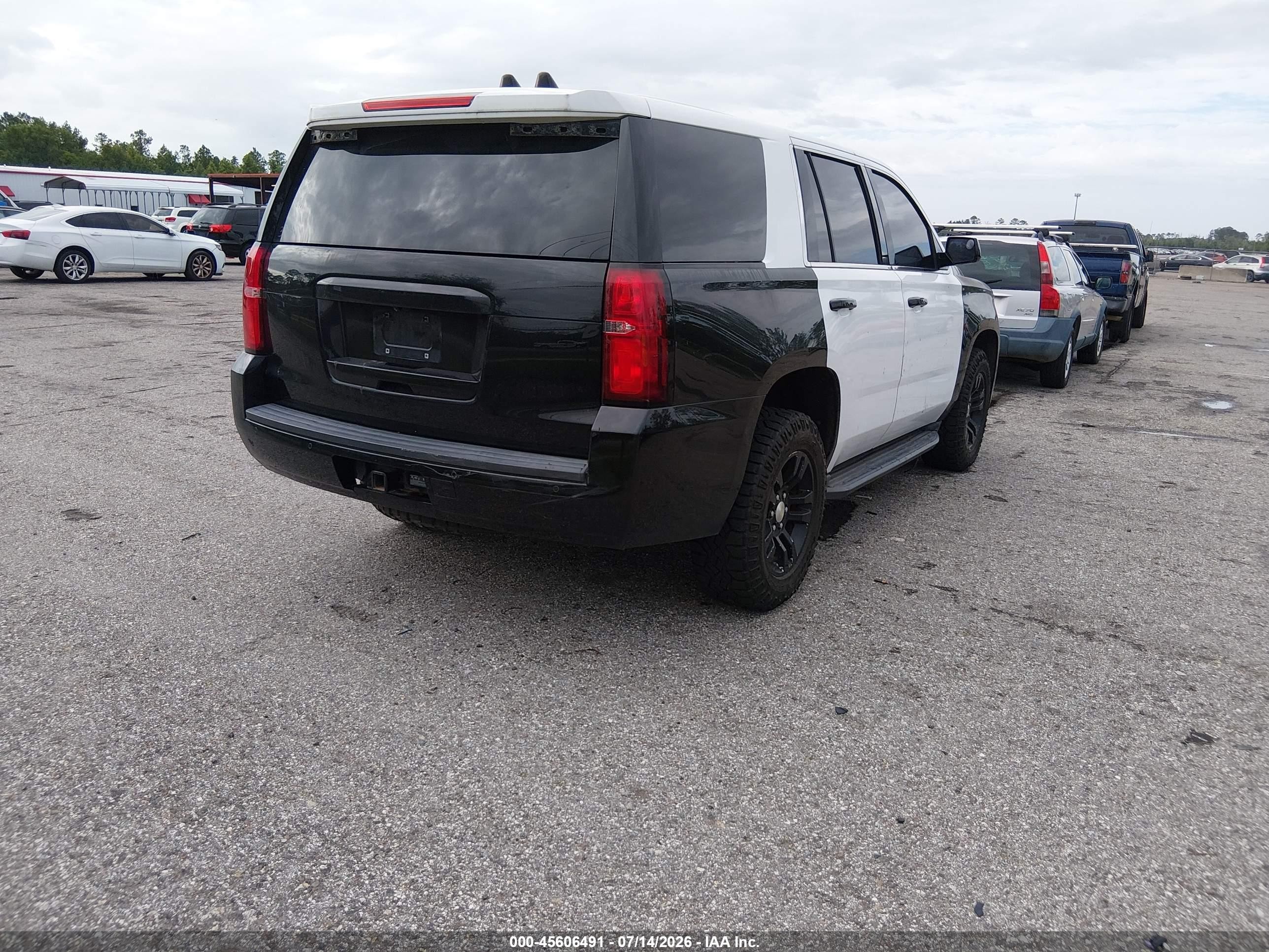 2015 Chevrolet Tahoe Commercial Fleet Черный vin: 1GNSK3KC6FR280305
