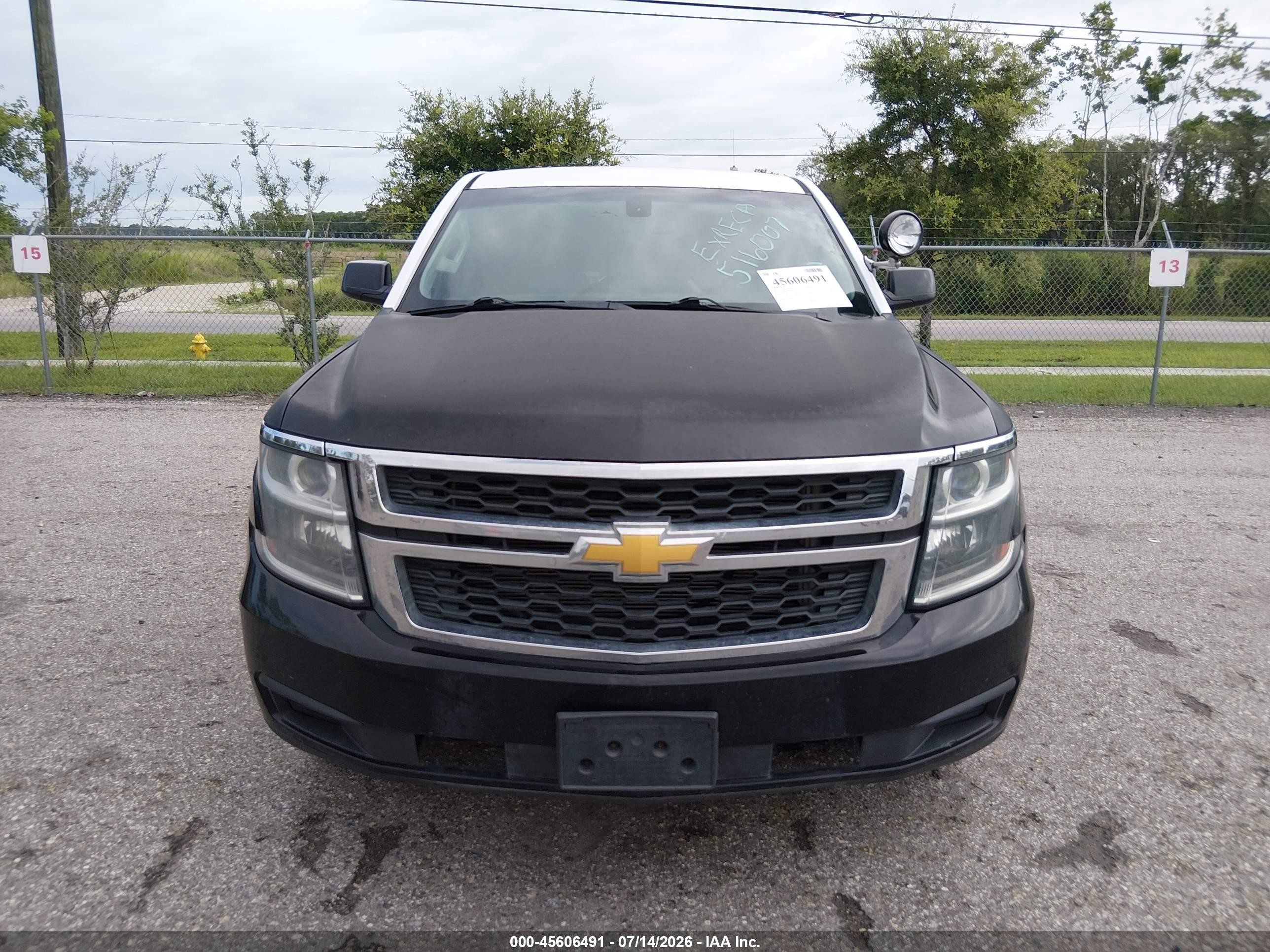 2015 Chevrolet Tahoe Commercial Fleet Черный vin: 1GNSK3KC6FR280305