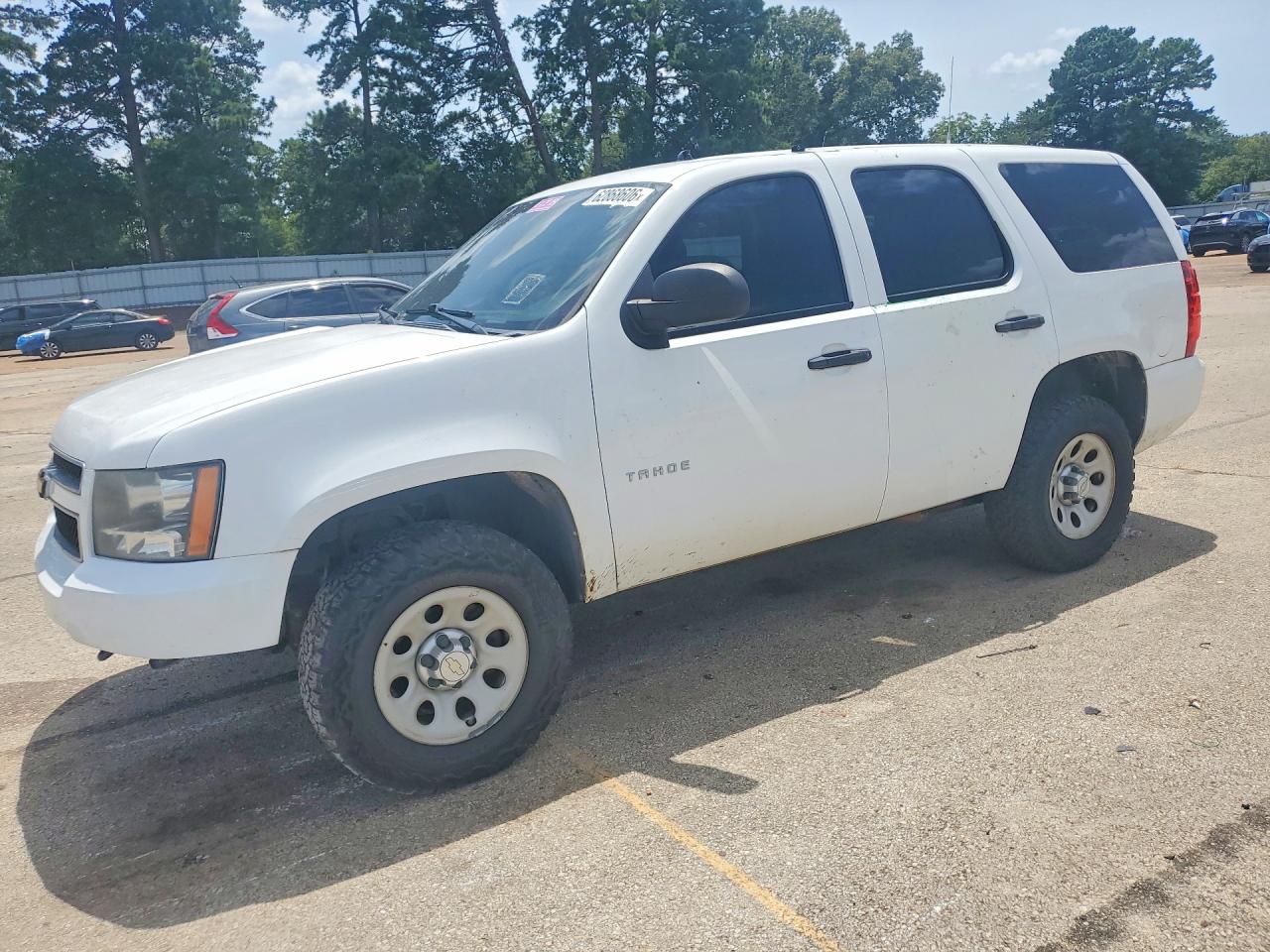2014 Chevrolet Tahoe K1500 White vin: 1GNSK4E07ER163077
