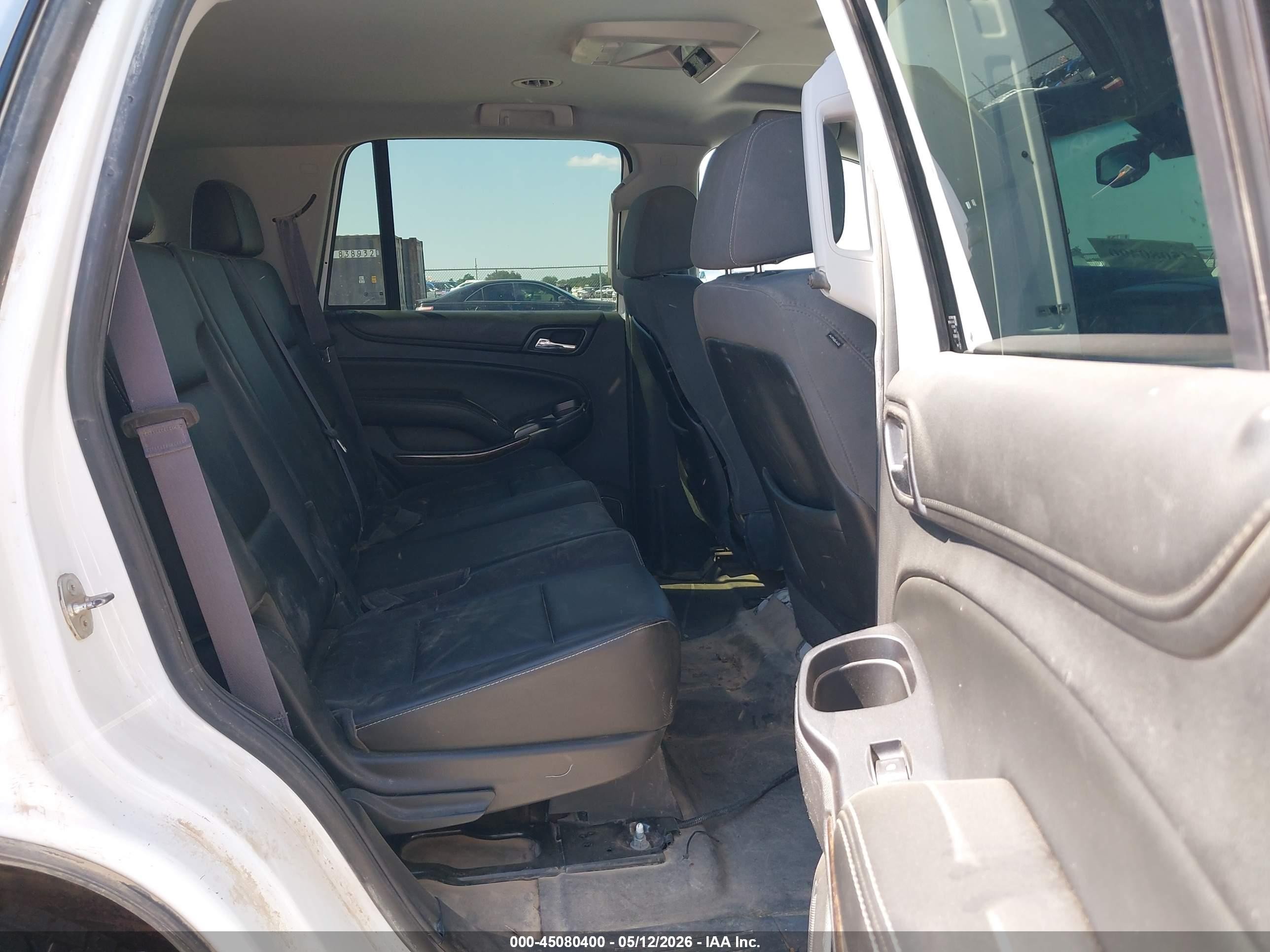 2015 Chevrolet Tahoe Commercial Fleet White vin: 1GNSK4EC1FR576785