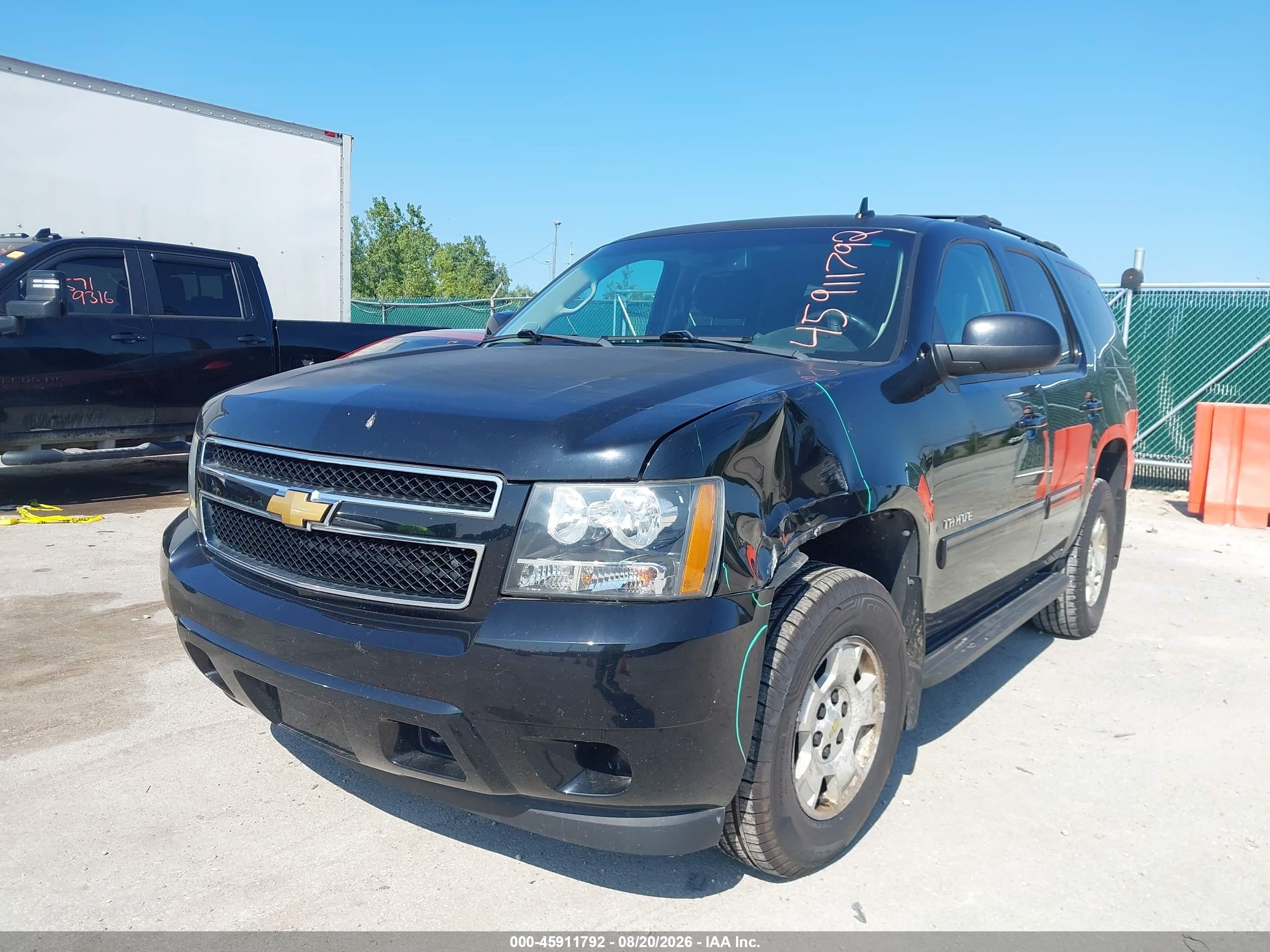 2014 Chevrolet Tahoe Ls Black vin: 1GNSKAE03ER247167