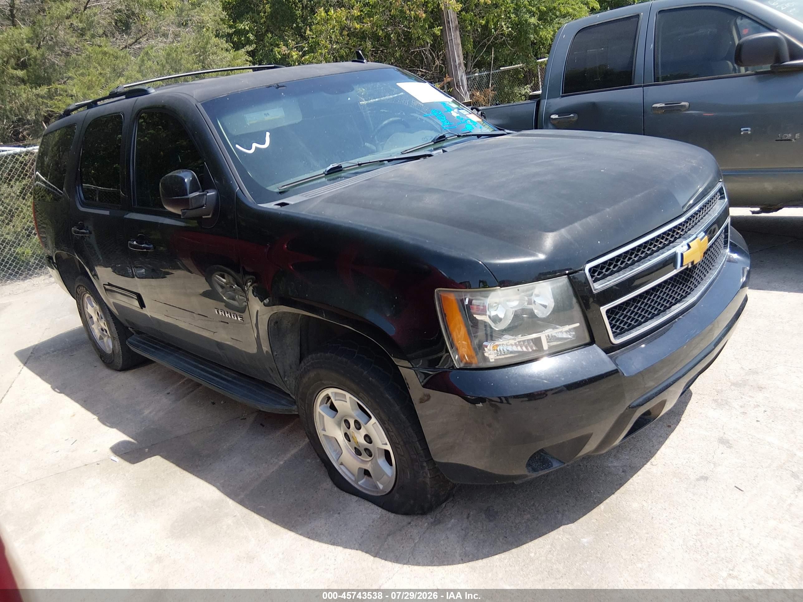 2014 Chevrolet Tahoe Ls Black vin: 1GNSKAE04ER207597