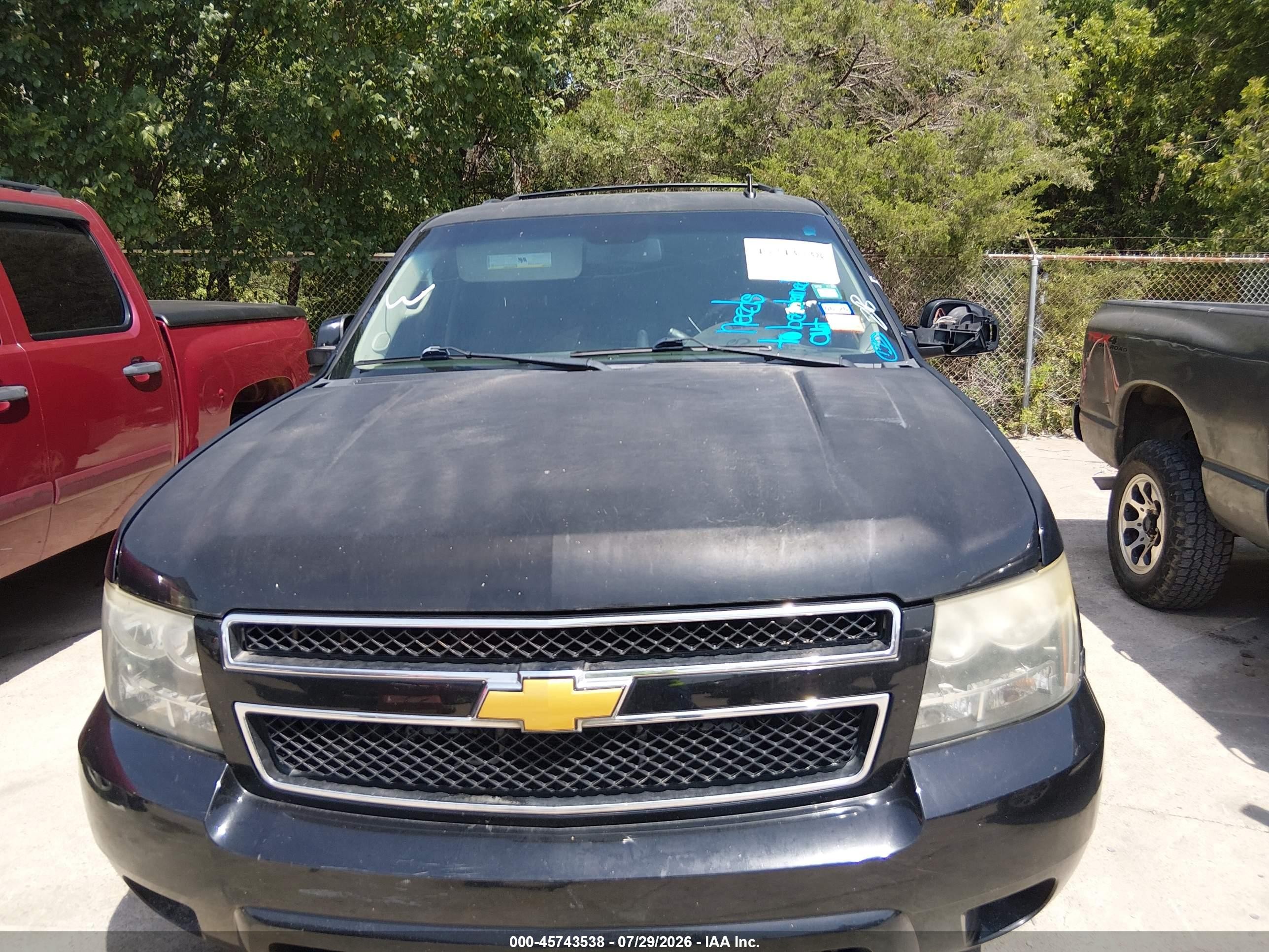 2014 Chevrolet Tahoe Ls Black vin: 1GNSKAE04ER207597
