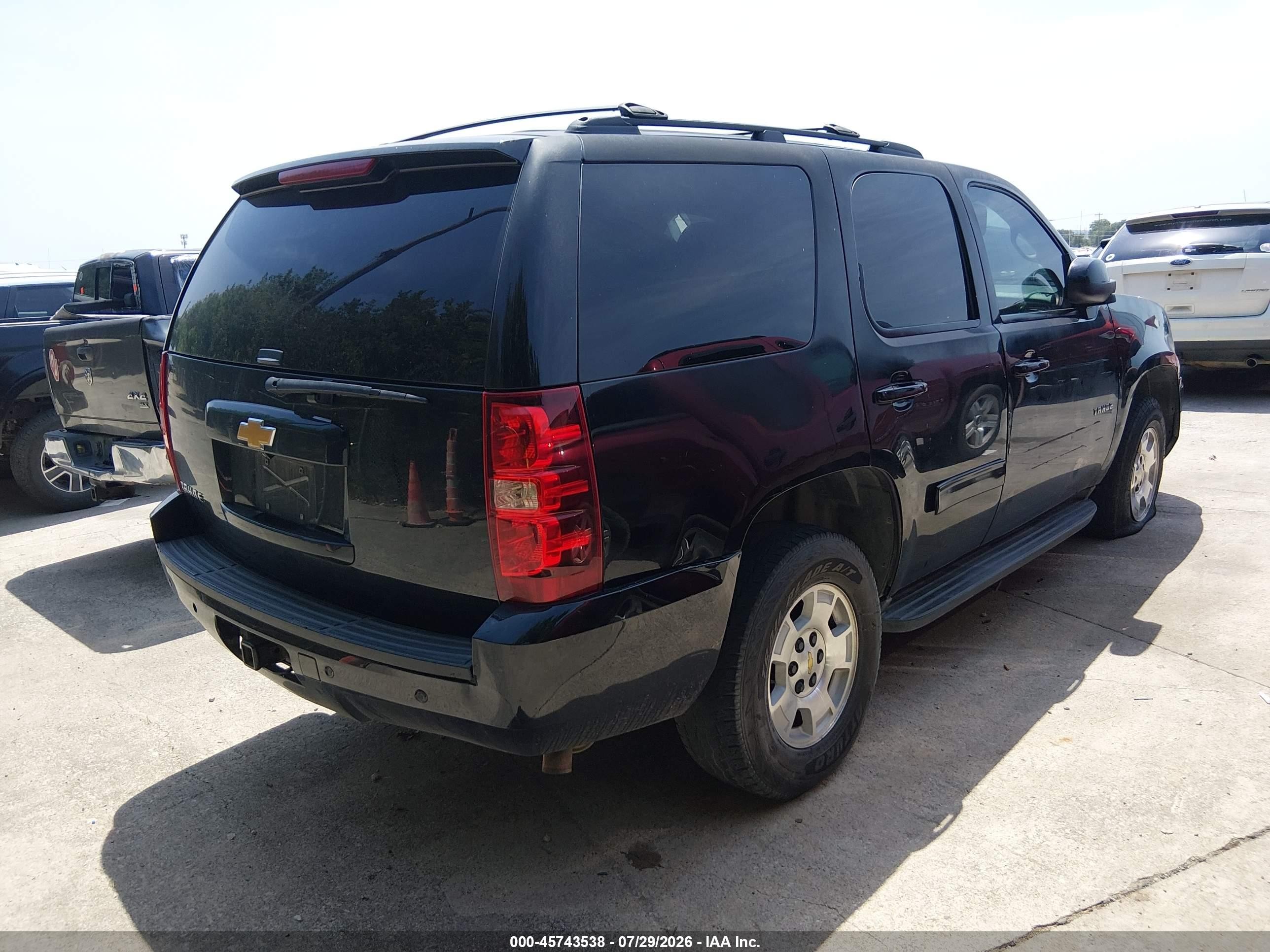 2014 Chevrolet Tahoe Ls Black vin: 1GNSKAE04ER207597