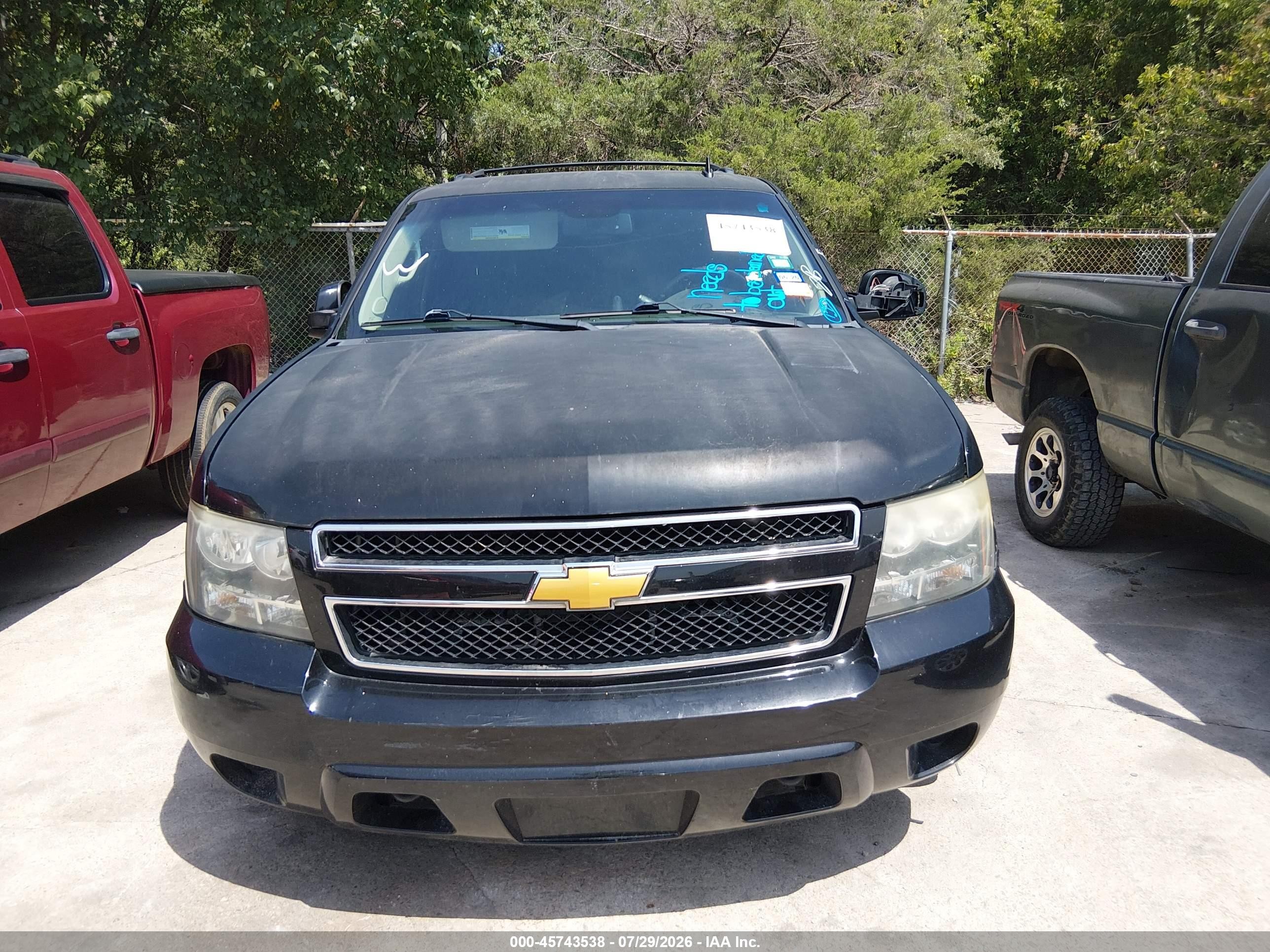 2014 Chevrolet Tahoe Ls Black vin: 1GNSKAE04ER207597
