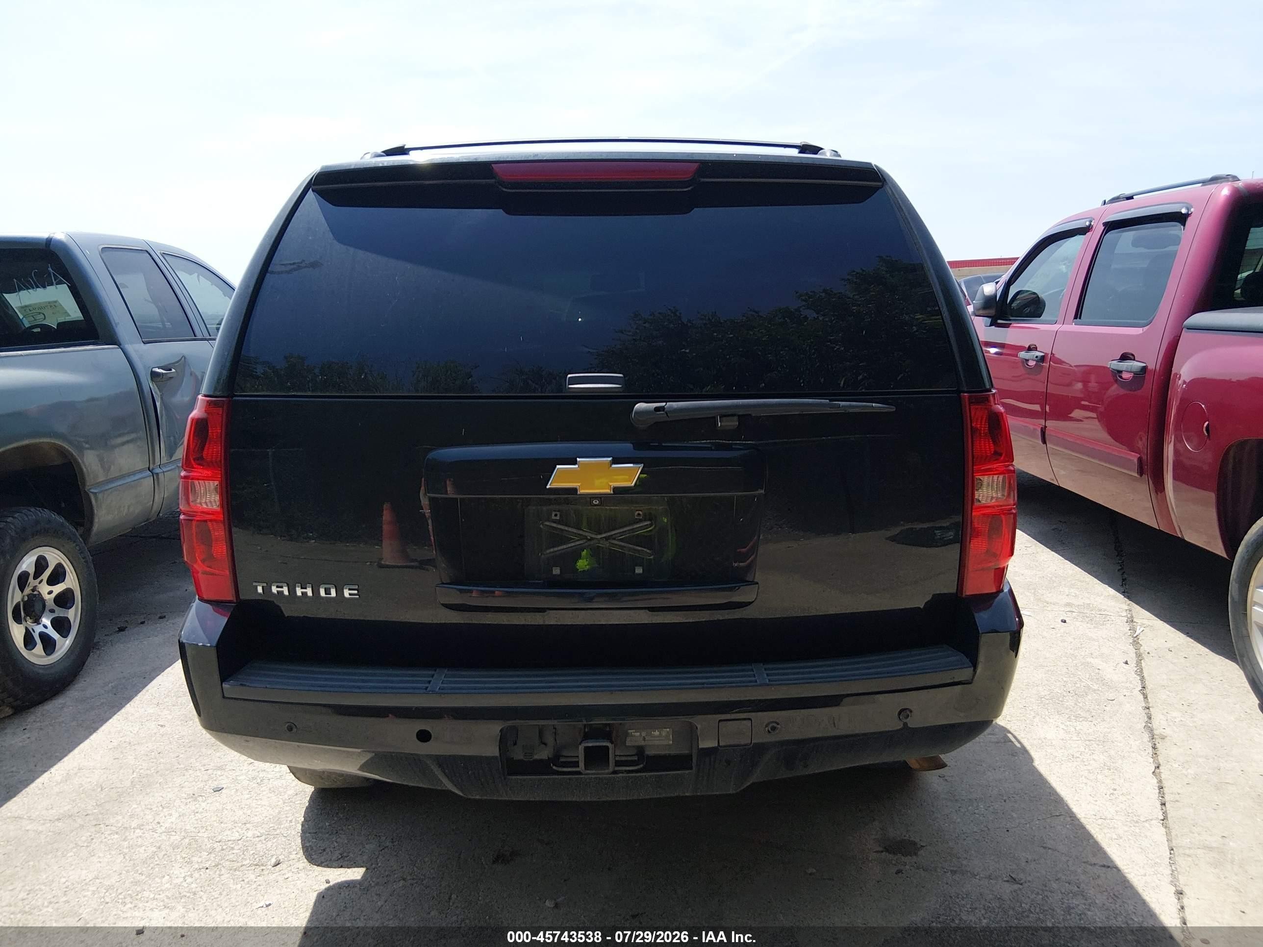 2014 Chevrolet Tahoe Ls Black vin: 1GNSKAE04ER207597