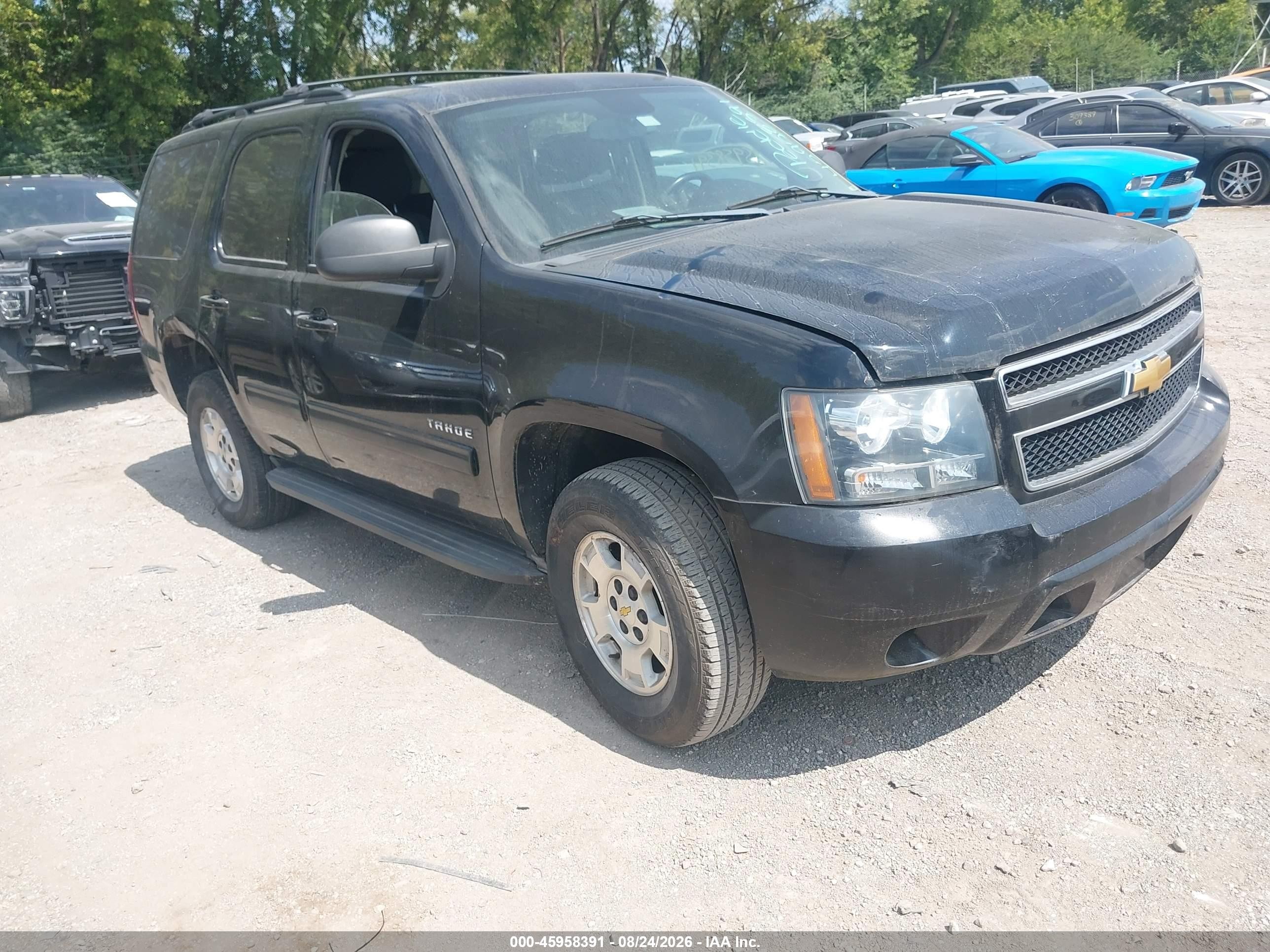2013 Chevrolet Tahoe Ls Black vin: 1GNSKAE06DR248554