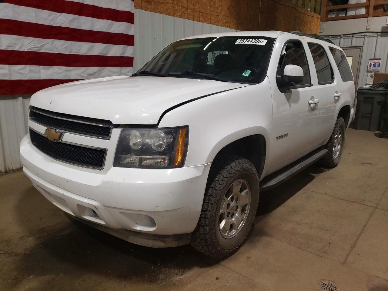 2012 Chevrolet Tahoe K1500 Ls White vin: 1GNSKAE07CR288446