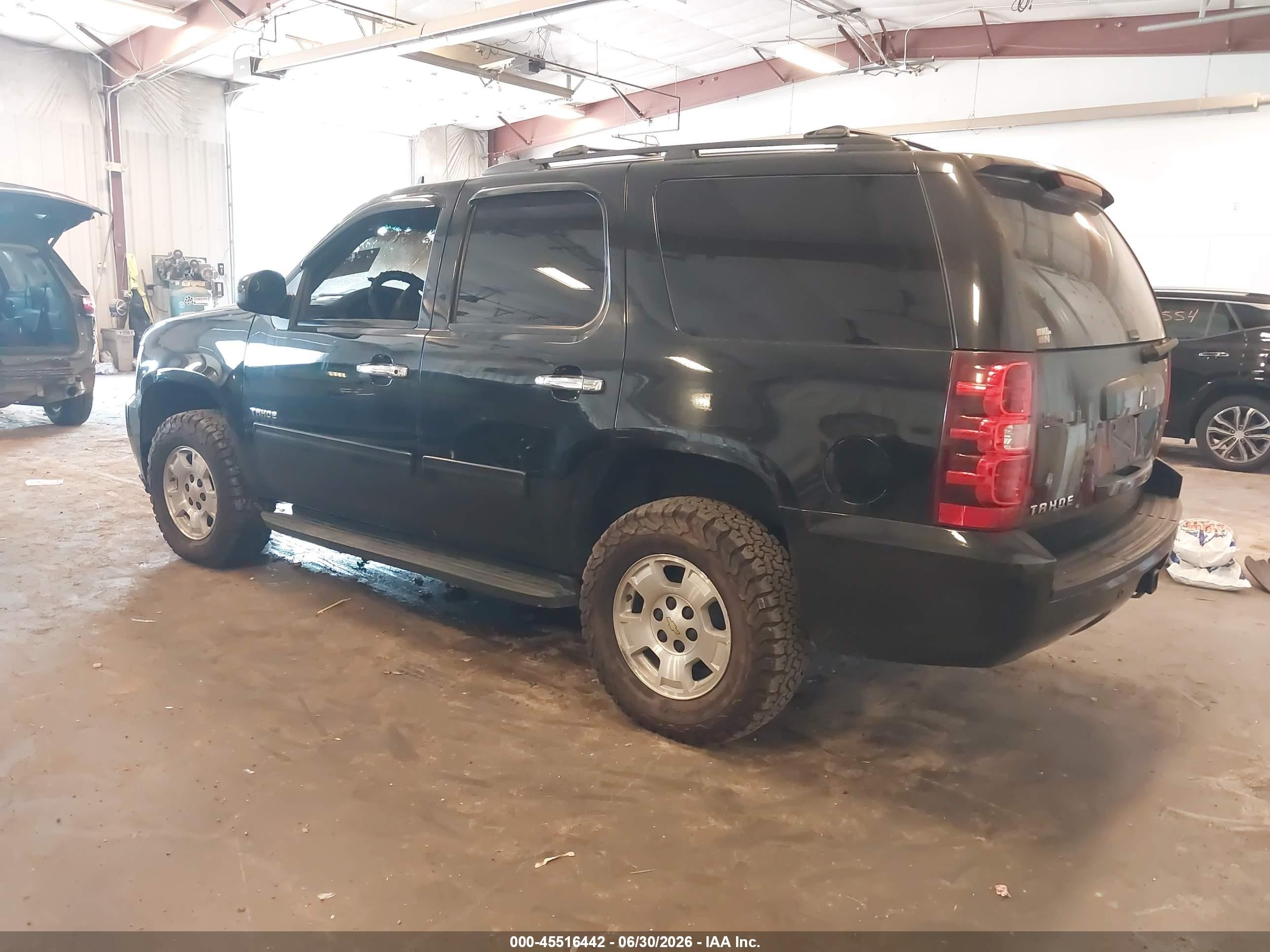 2013 Chevrolet Tahoe Ls Black vin: 1GNSKAE07DR100218