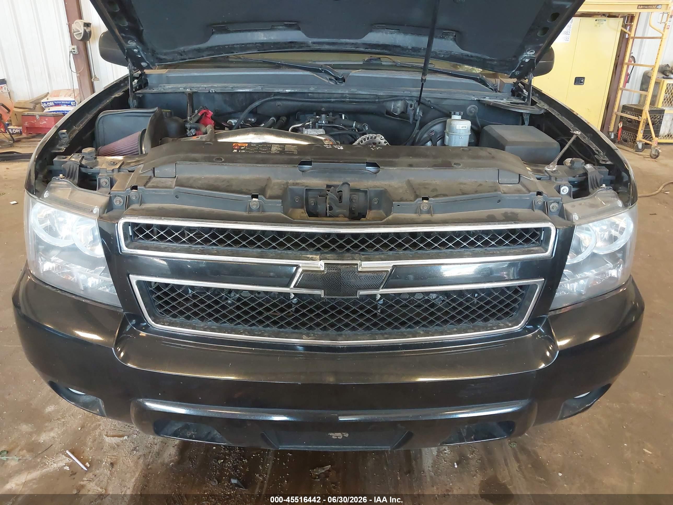 2013 Chevrolet Tahoe Ls Black vin: 1GNSKAE07DR100218