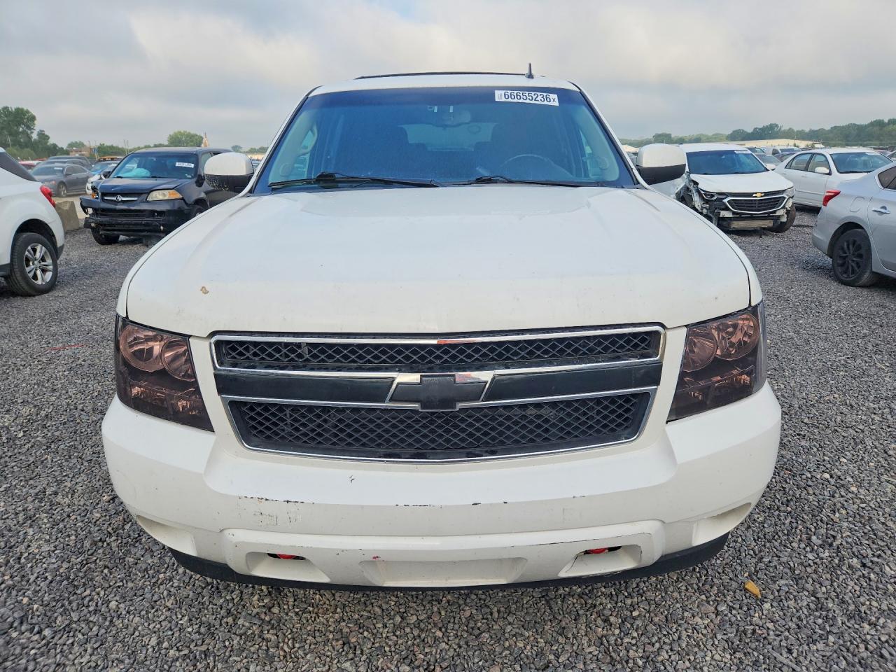 2013 Chevrolet Tahoe K1500 Ls White vin: 1GNSKAE0XDR153317