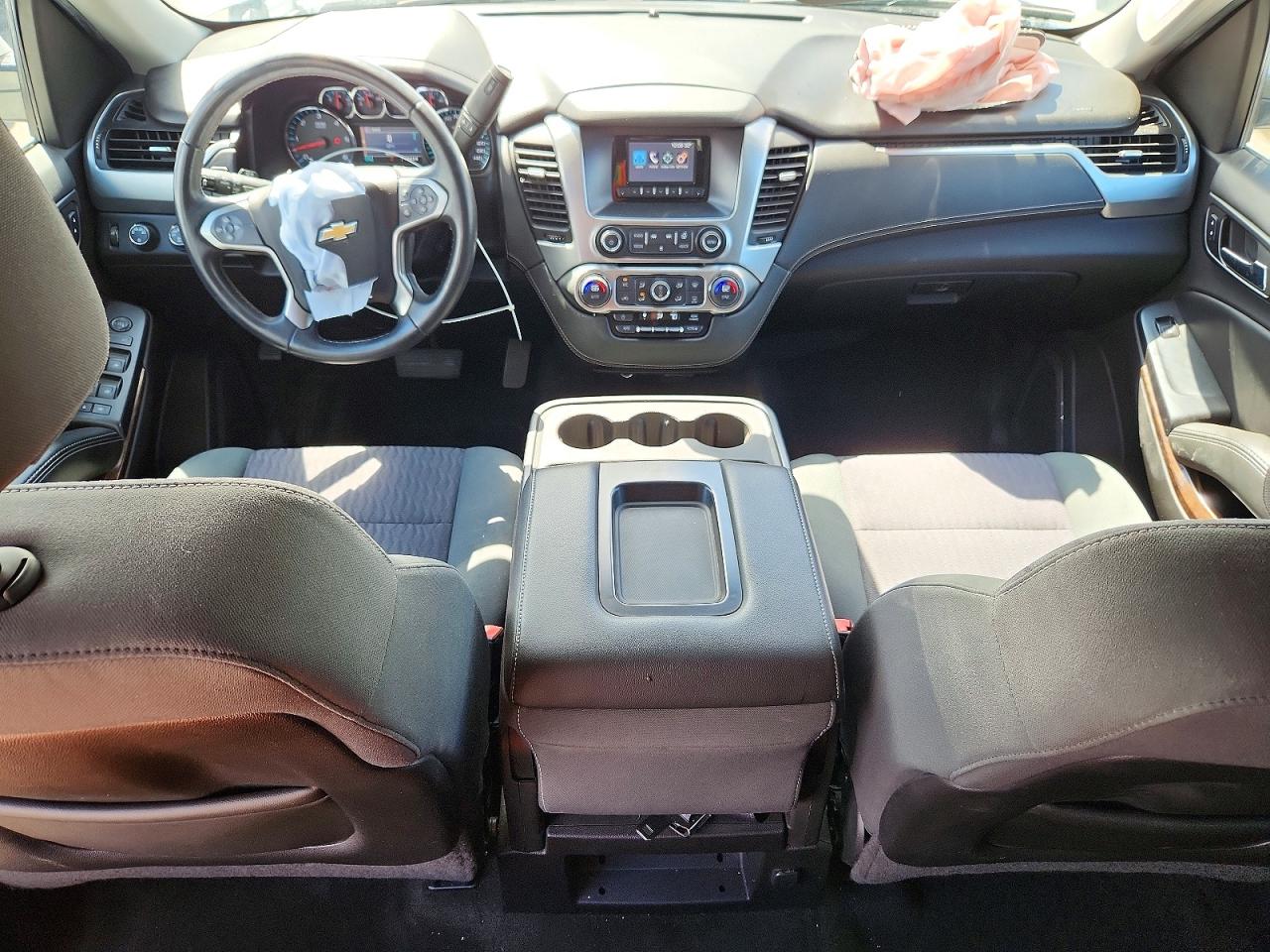 2015 Chevrolet Tahoe K1500 Ls White vin: 1GNSKAEC0FR673250