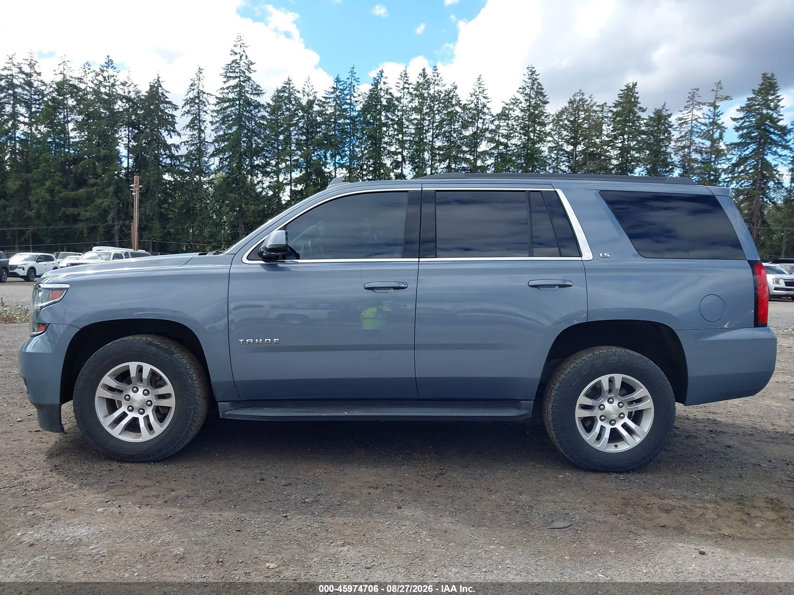 2016 Chevrolet Tahoe Ls Blue vin: 1GNSKAEC3GR413829