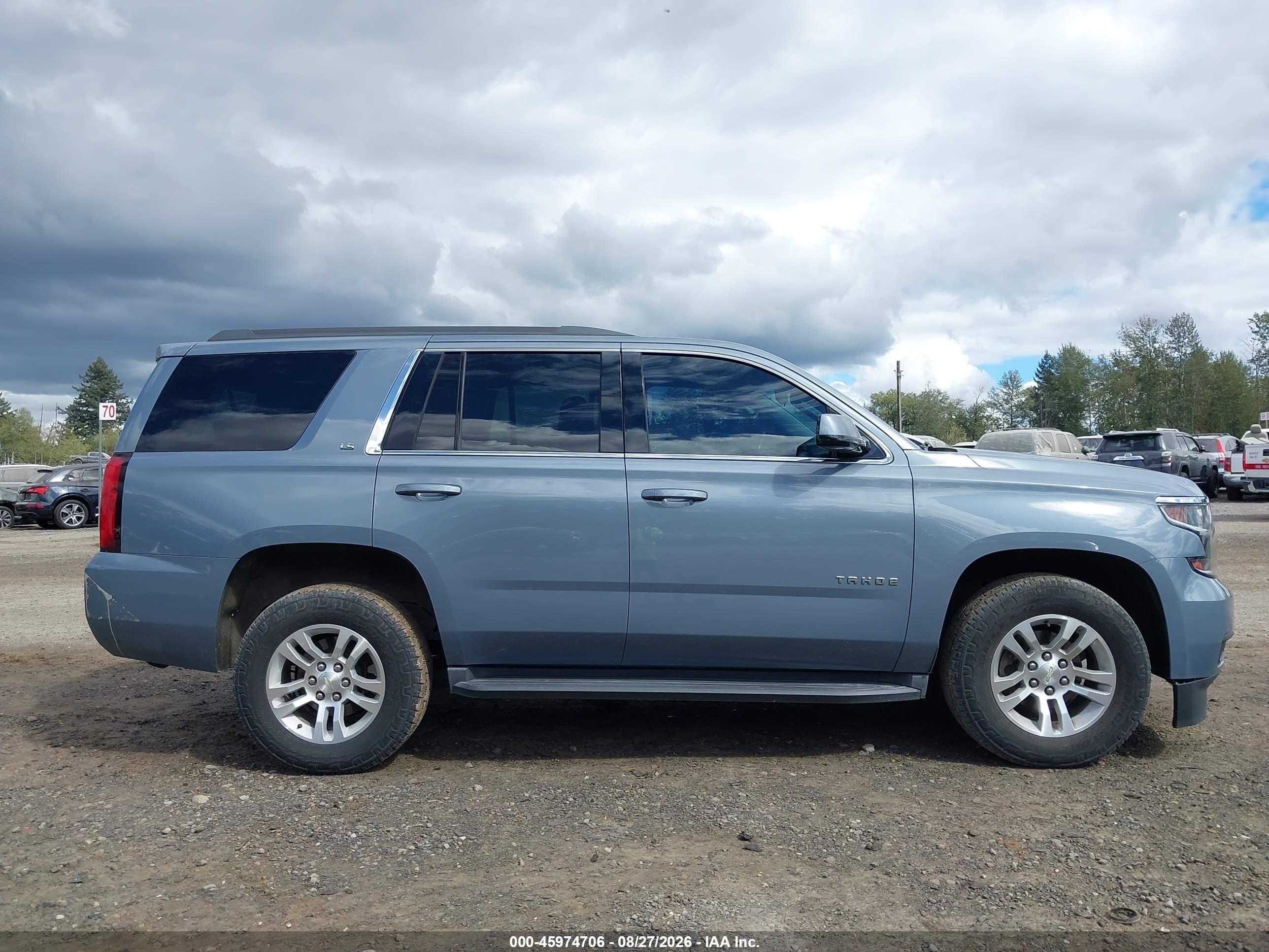 2016 Chevrolet Tahoe Ls Blue vin: 1GNSKAEC3GR413829