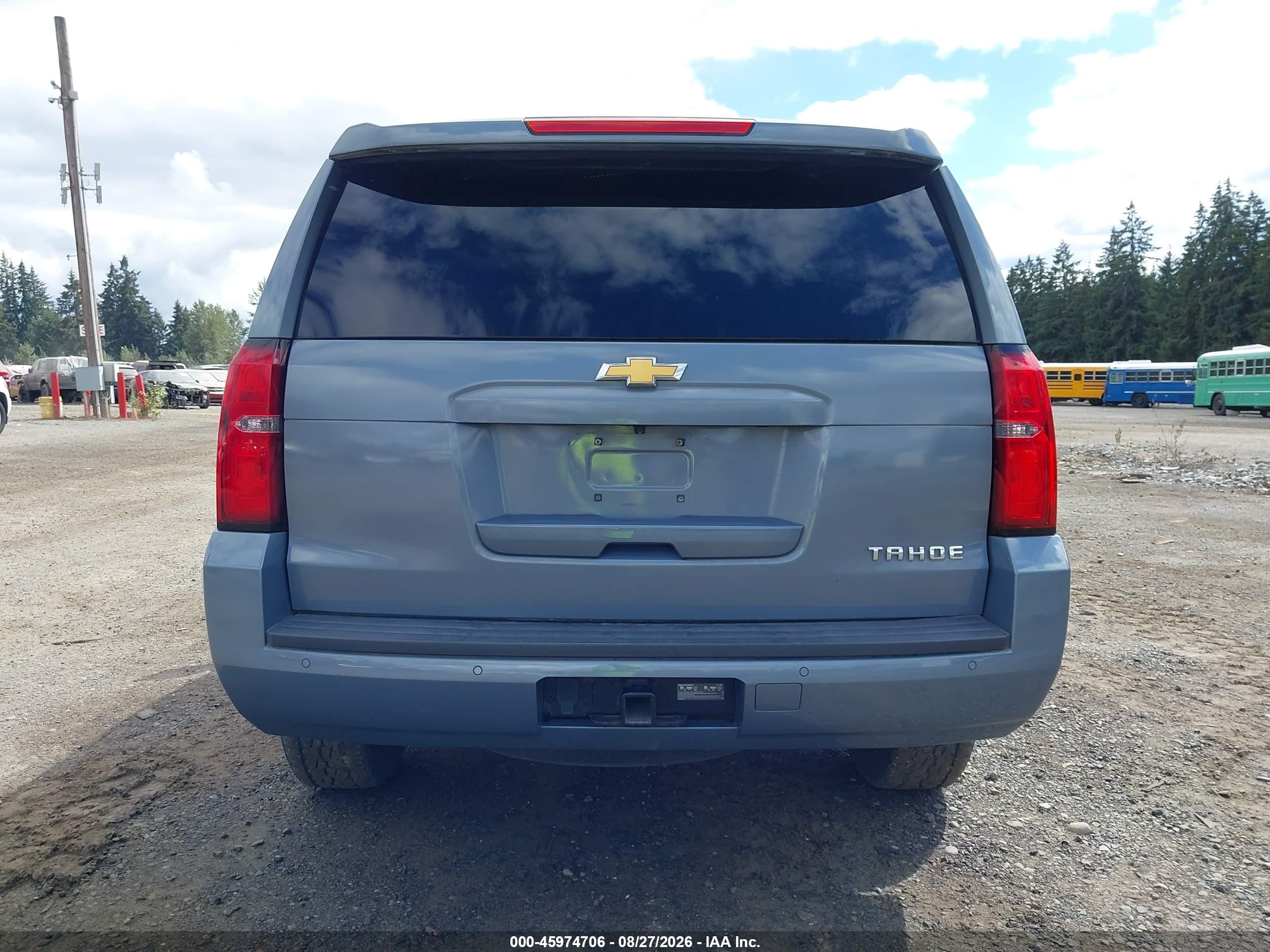 2016 Chevrolet Tahoe Ls Blue vin: 1GNSKAEC3GR413829