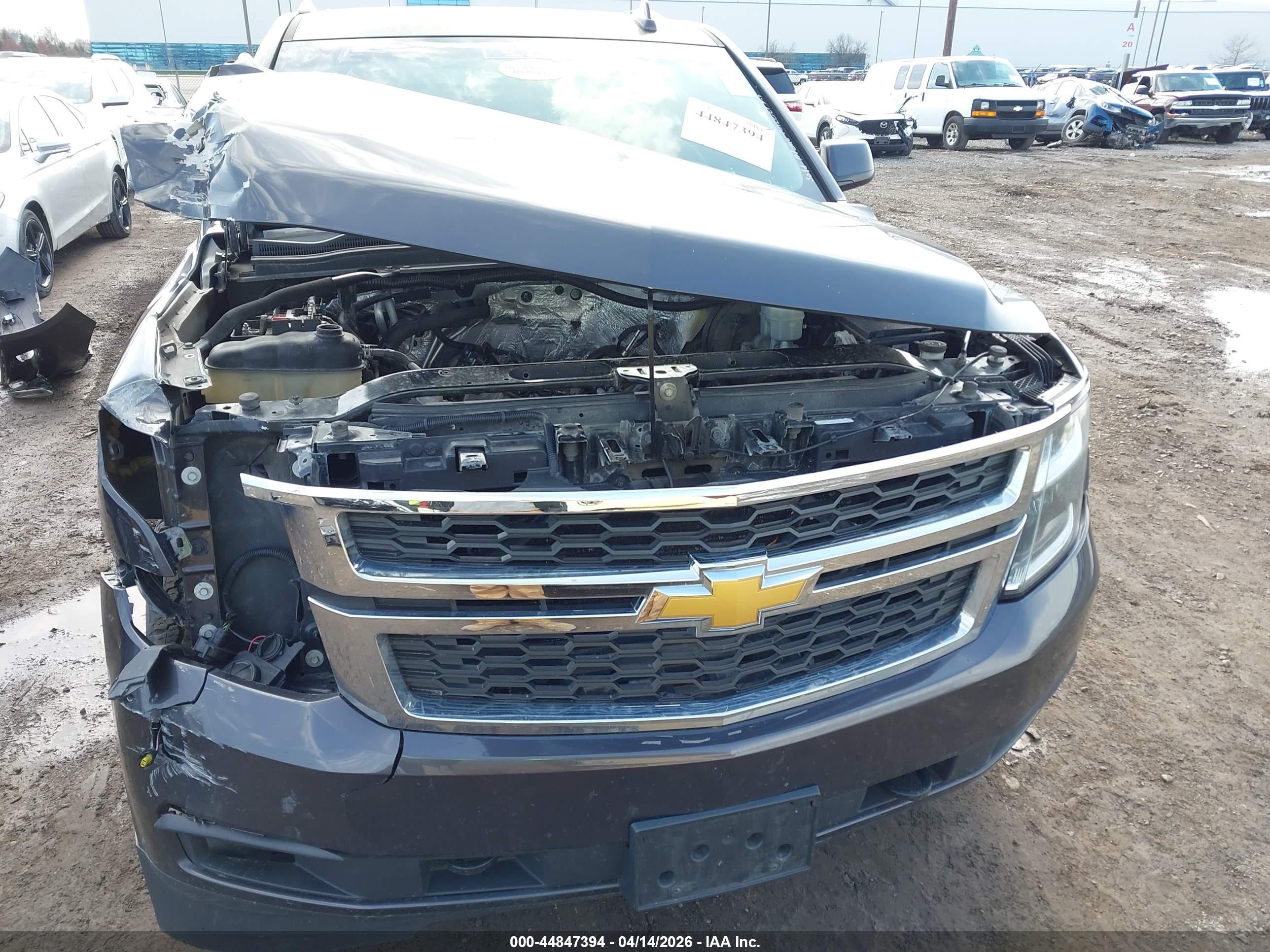 2015 Chevrolet Tahoe Ls Черный vin: 1GNSKAKC2FR611272