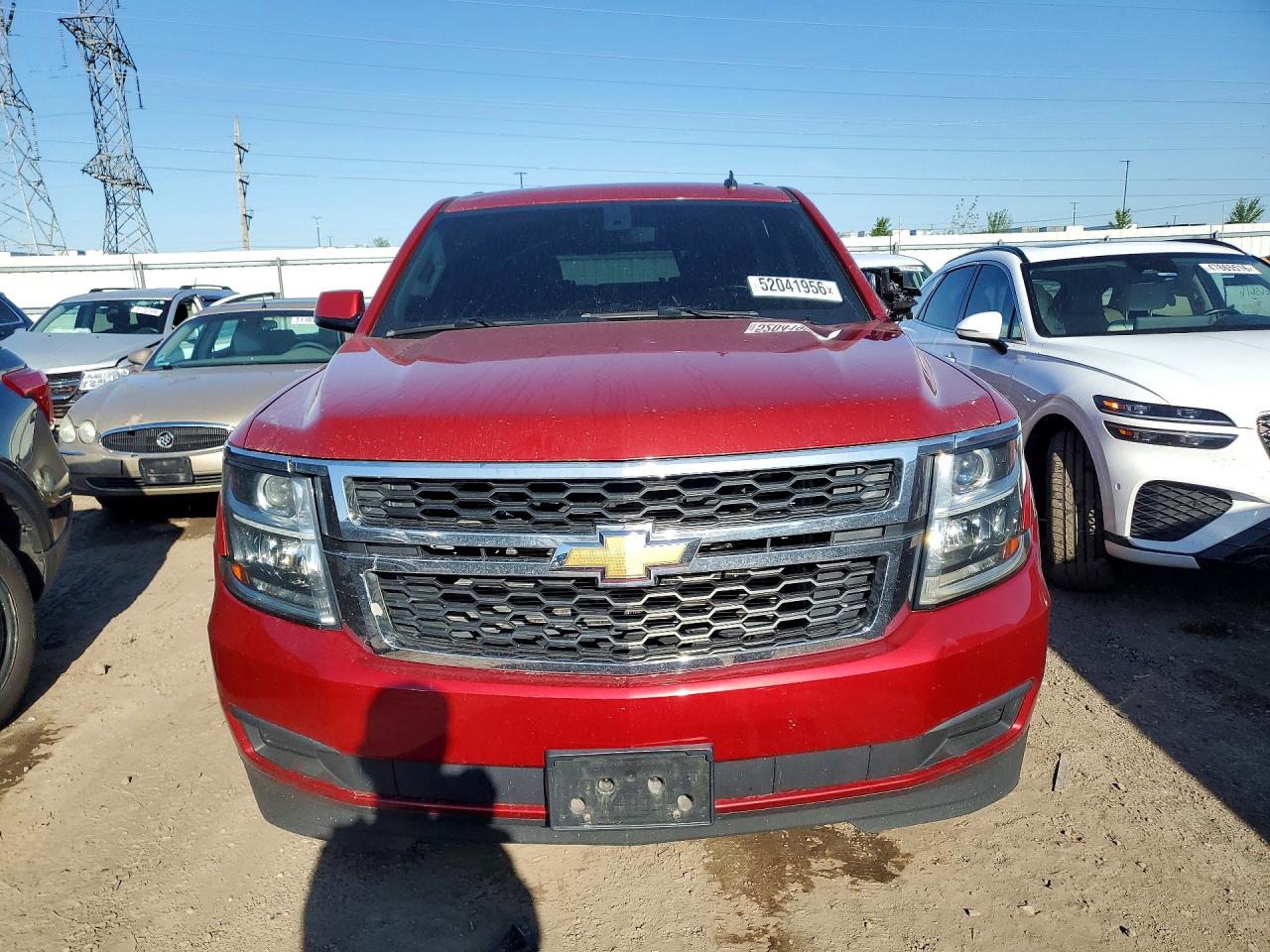 2015 Chevrolet Tahoe K1500 Ls Red vin: 1GNSKAKC4FR140676