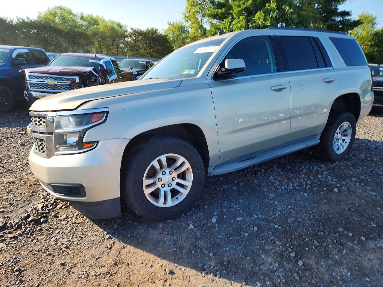2015 Chevrolet Tahoe K1500 Ls Tan vin: 1GNSKAKC5FR110490