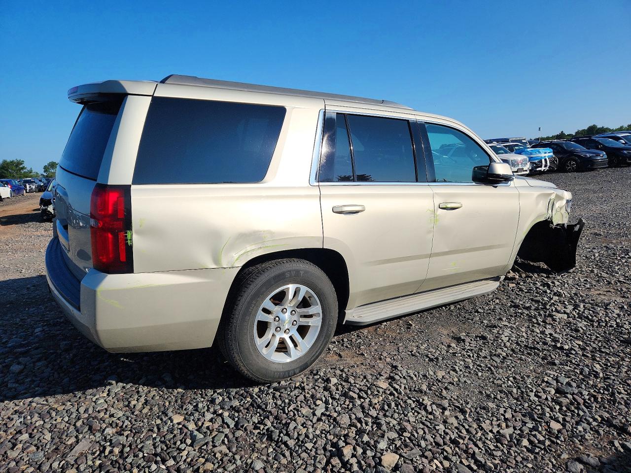 2015 Chevrolet Tahoe K1500 Ls Tan vin: 1GNSKAKC5FR110490