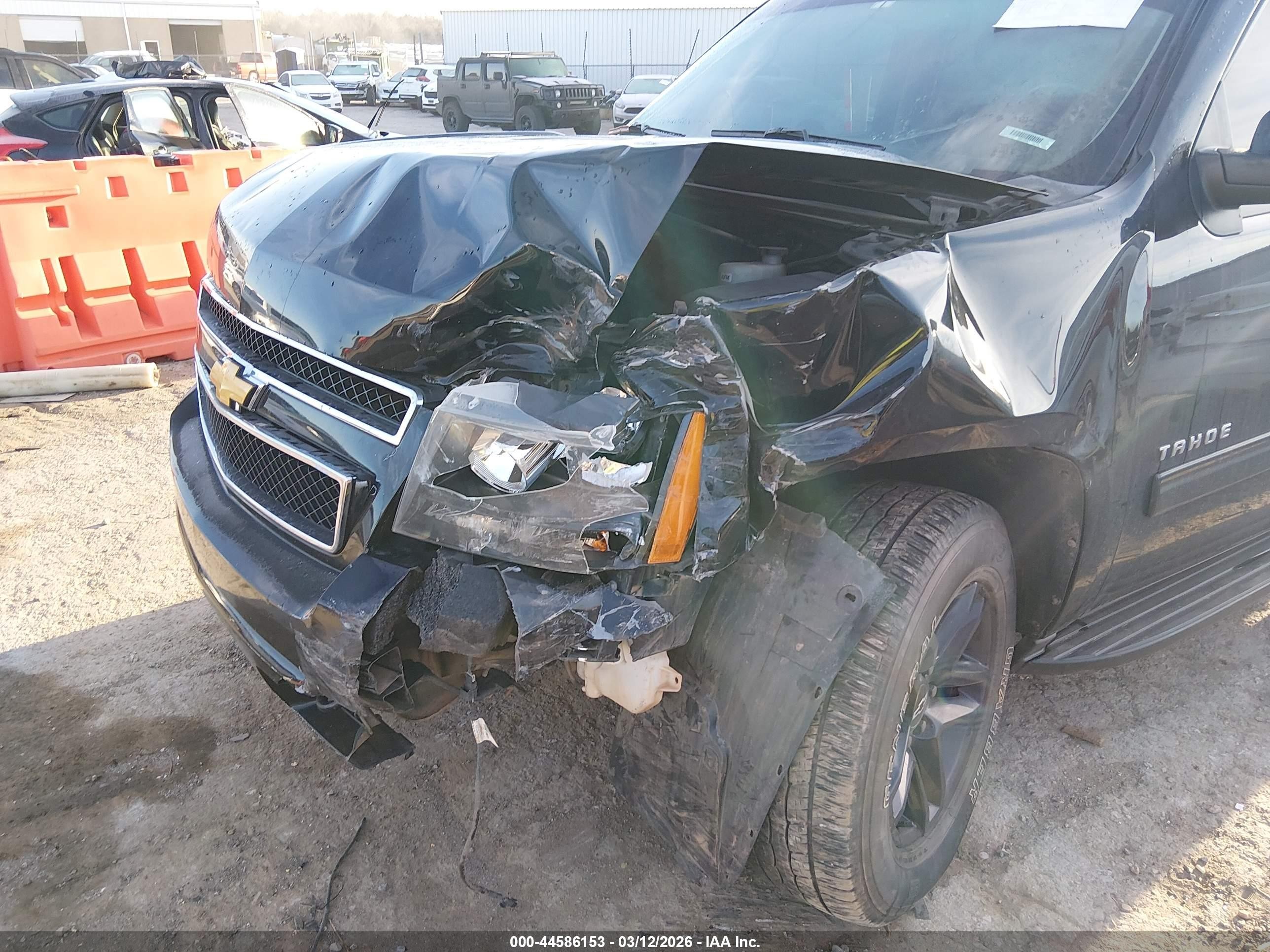 2014 Chevrolet Tahoe Lt Black vin: 1GNSKBE00ER227402
