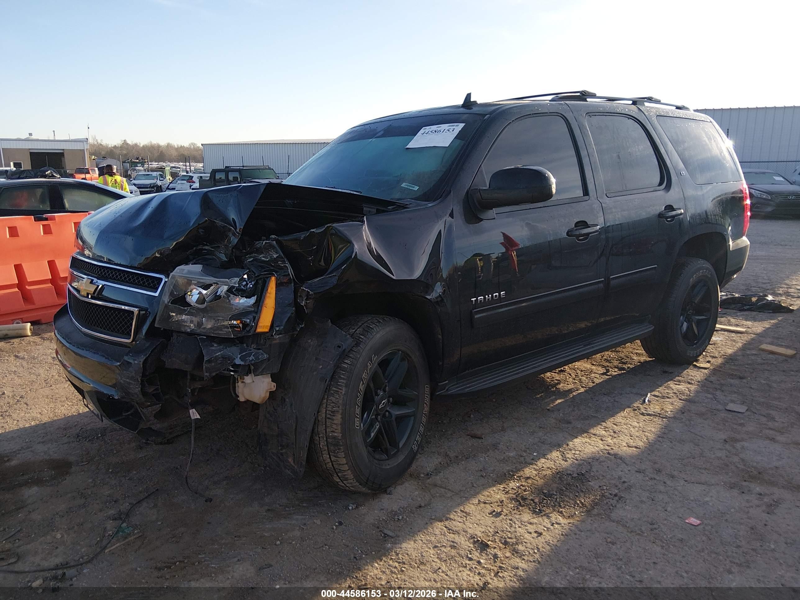2014 Chevrolet Tahoe Lt Black vin: 1GNSKBE00ER227402