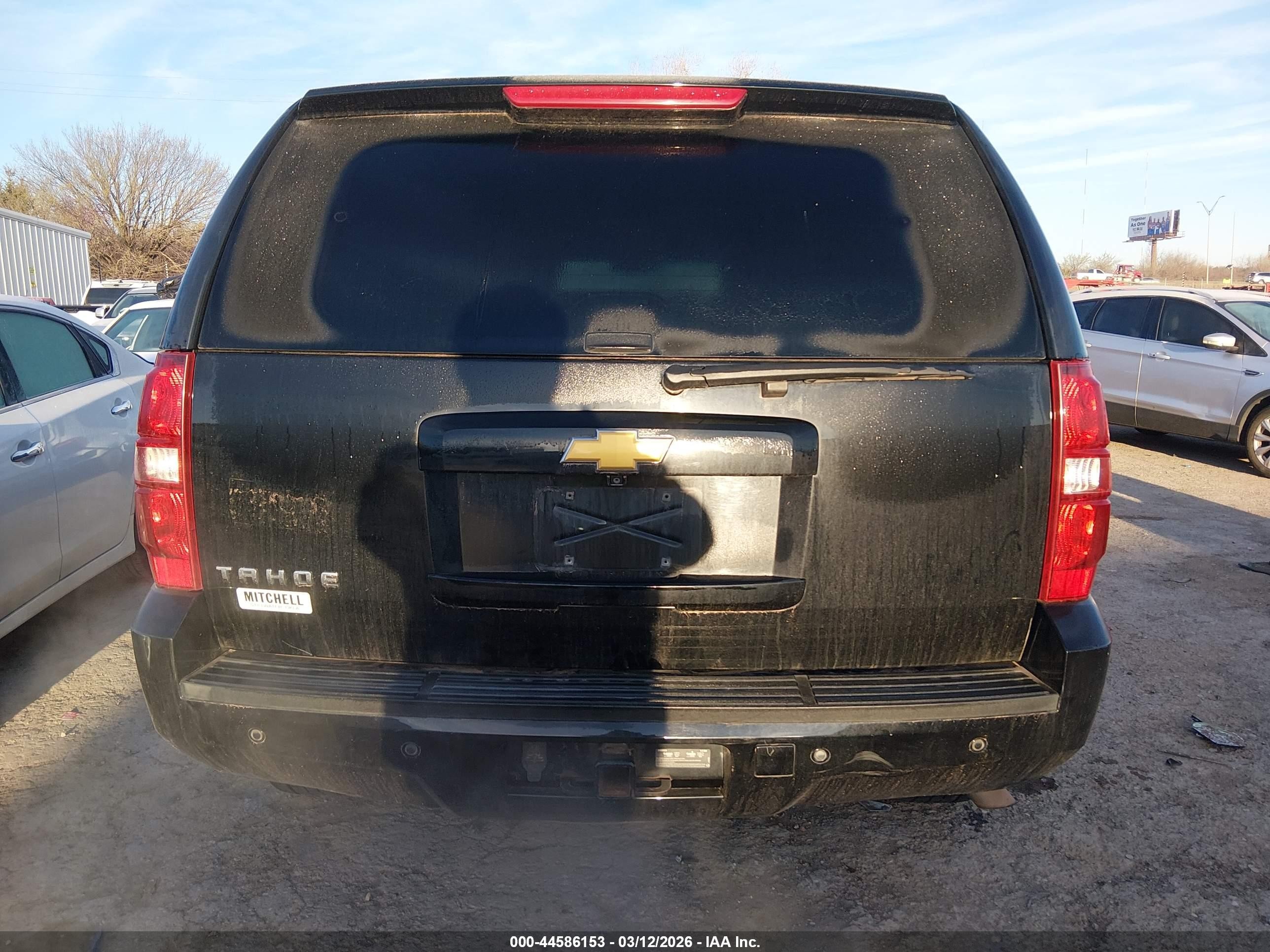 2014 Chevrolet Tahoe Lt Black vin: 1GNSKBE00ER227402