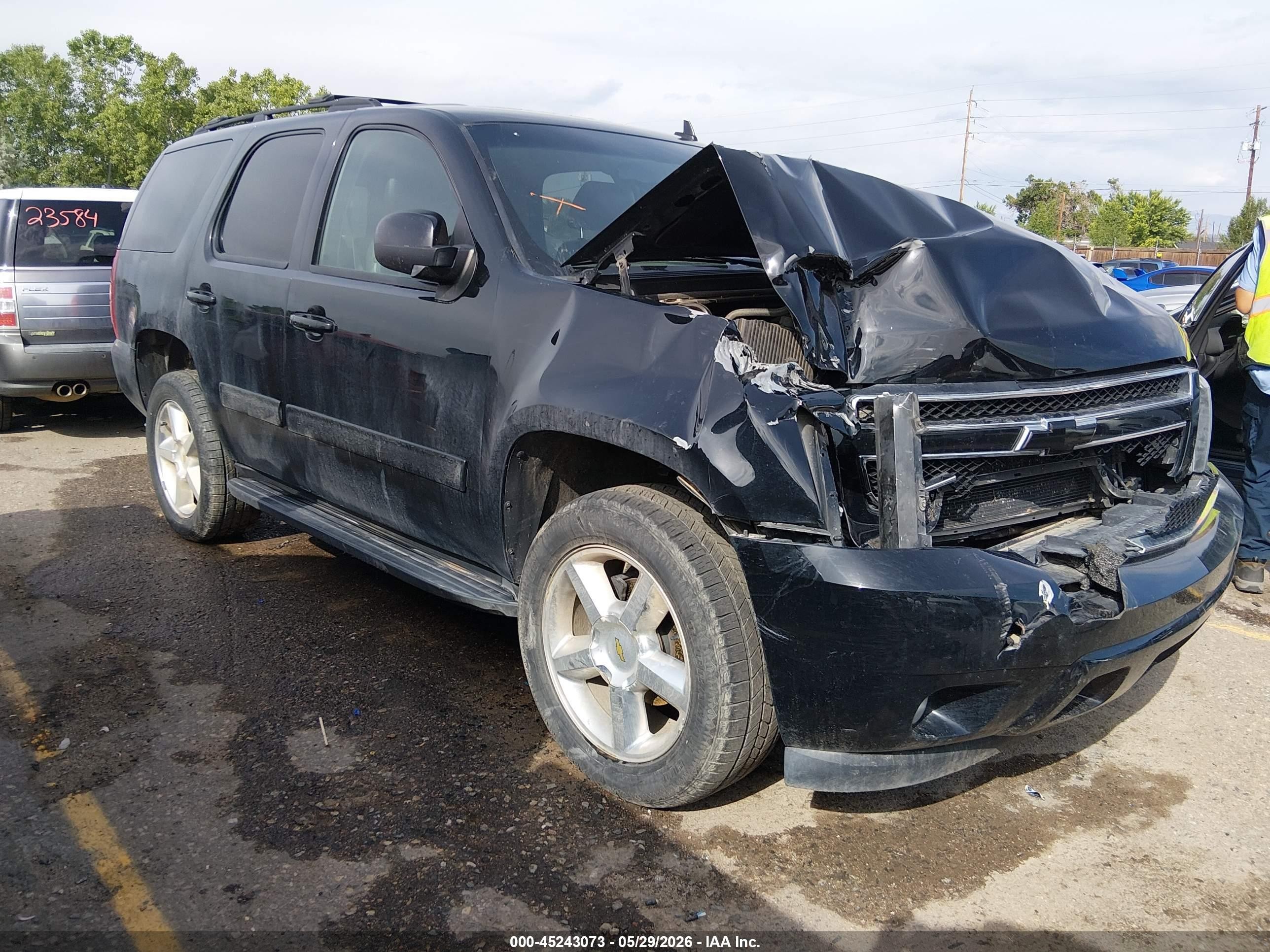 2014 Chevrolet Tahoe Lt Black vin: 1GNSKBE01ER166271