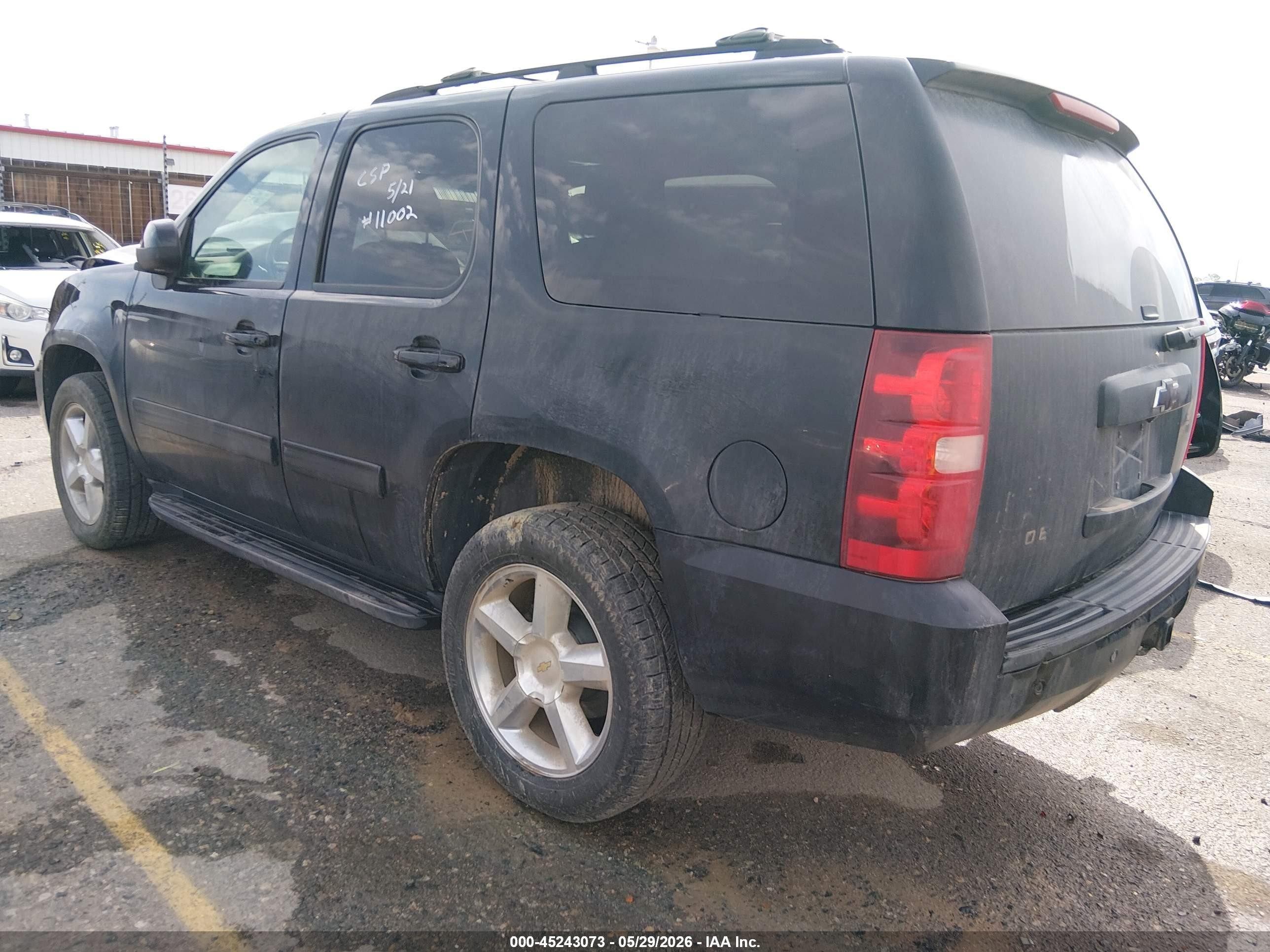 2014 Chevrolet Tahoe Lt Черный vin: 1GNSKBE01ER166271