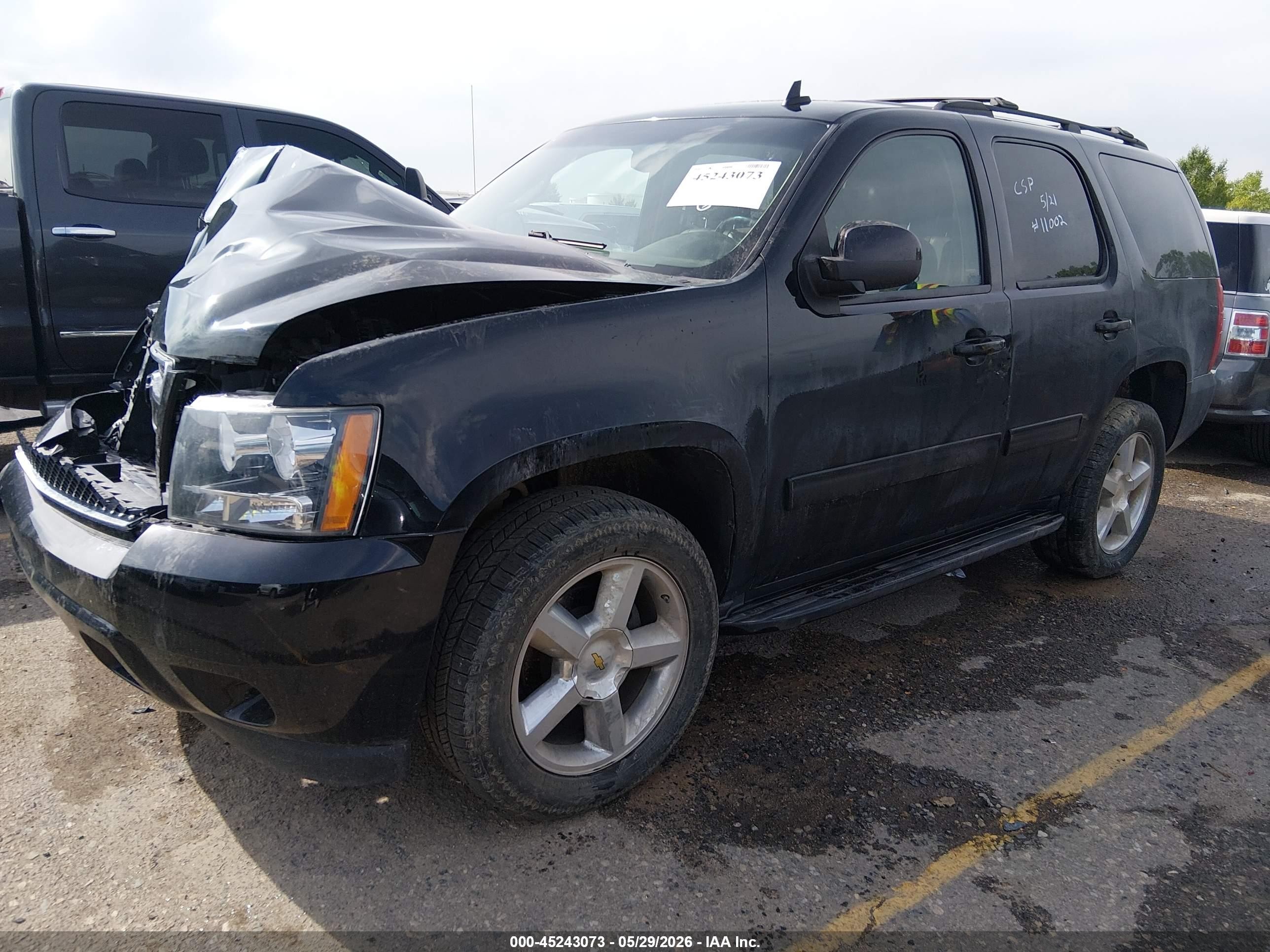 2014 Chevrolet Tahoe Lt Черный vin: 1GNSKBE01ER166271