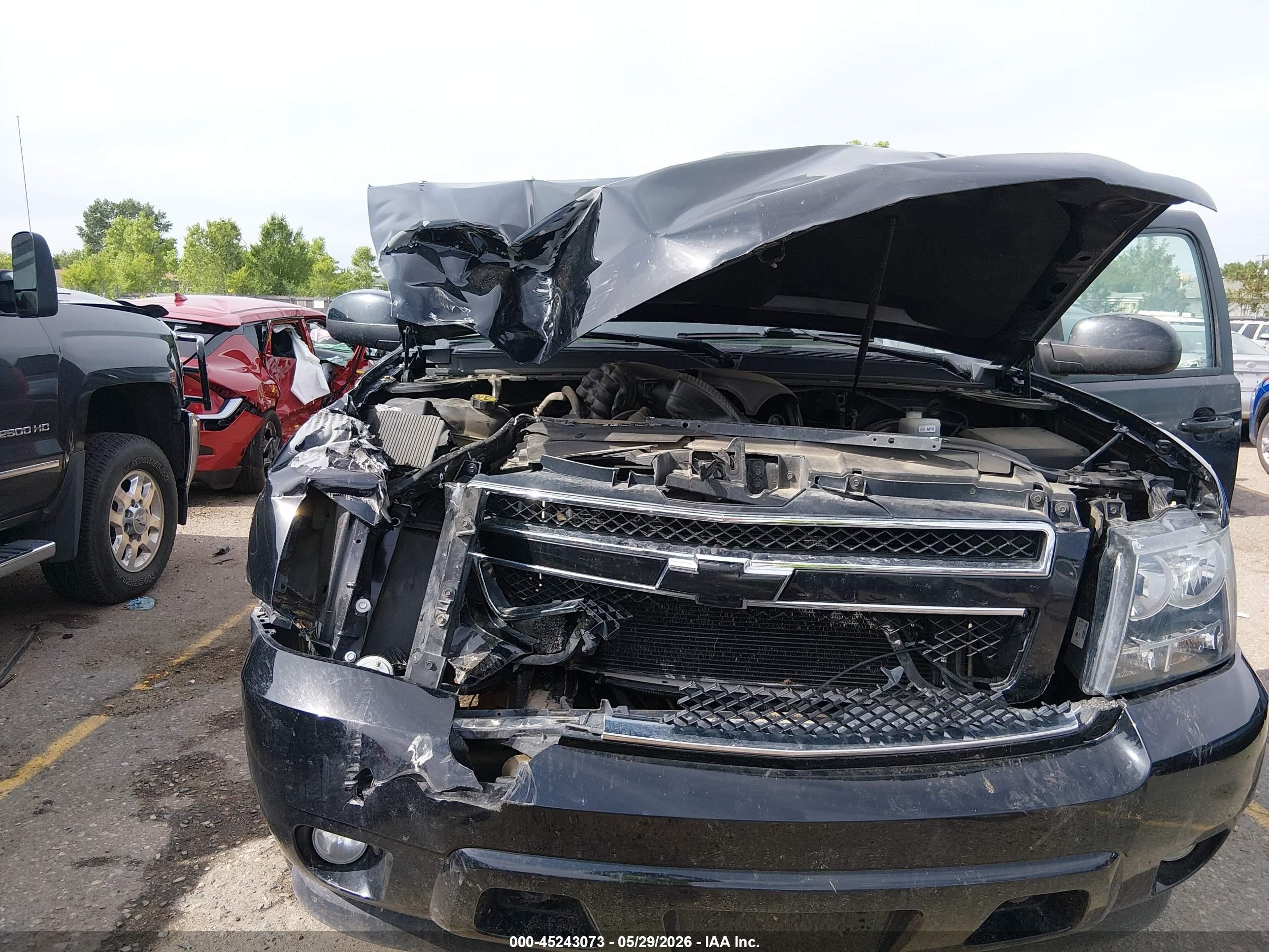 2014 Chevrolet Tahoe Lt Черный vin: 1GNSKBE01ER166271