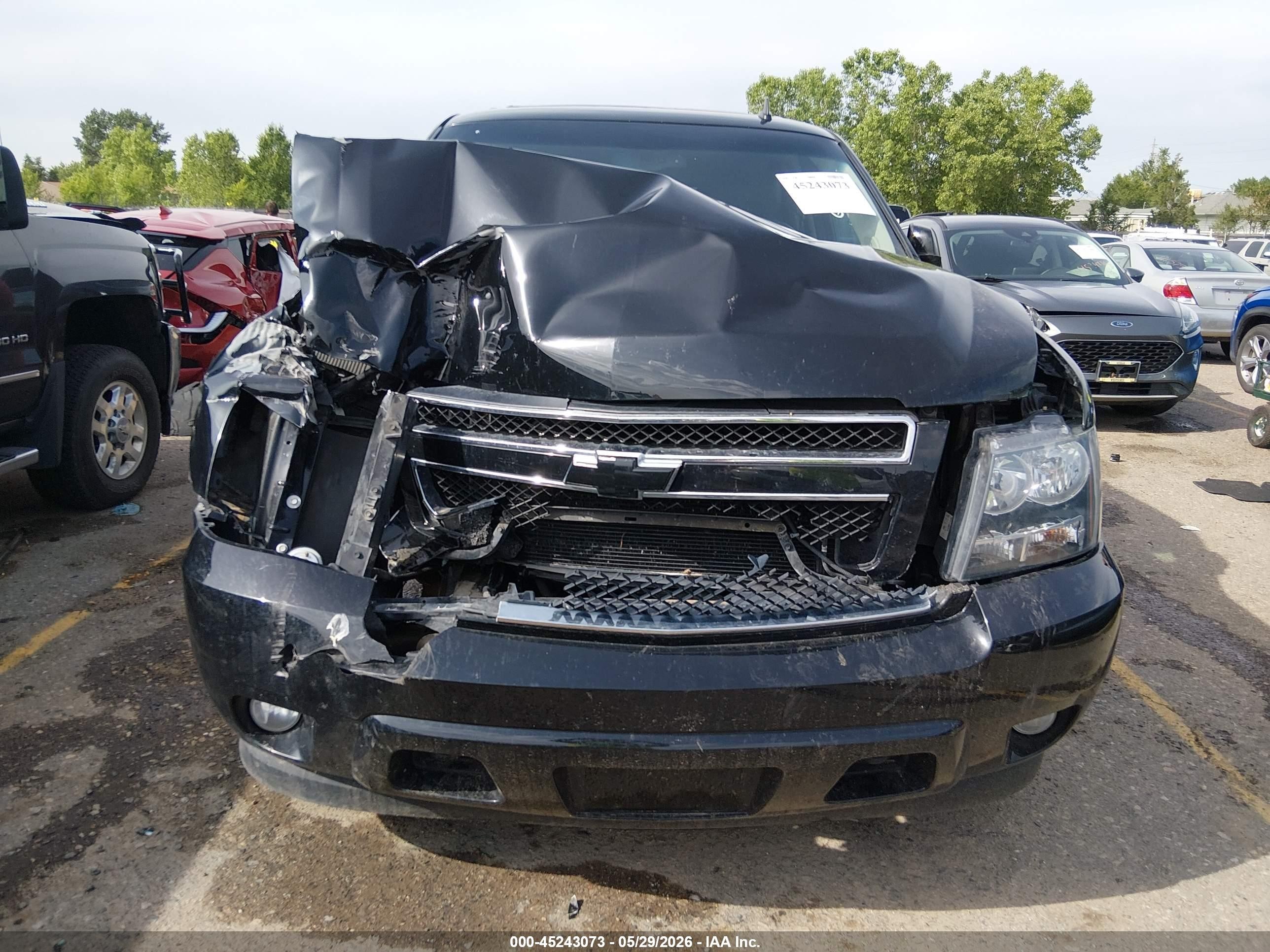 2014 Chevrolet Tahoe Lt Черный vin: 1GNSKBE01ER166271