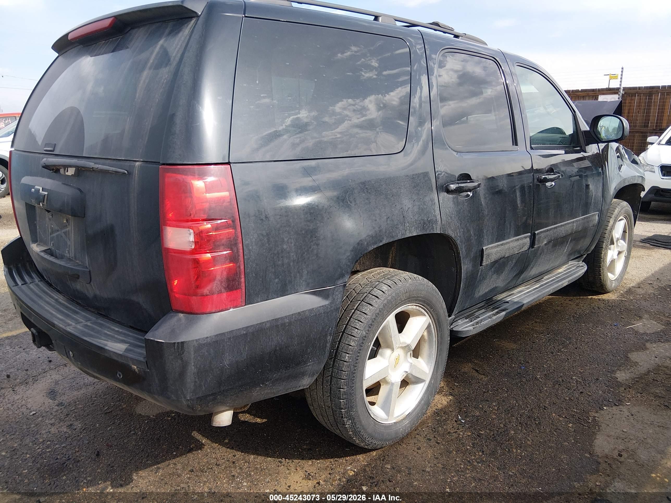 2014 Chevrolet Tahoe Lt Черный vin: 1GNSKBE01ER166271