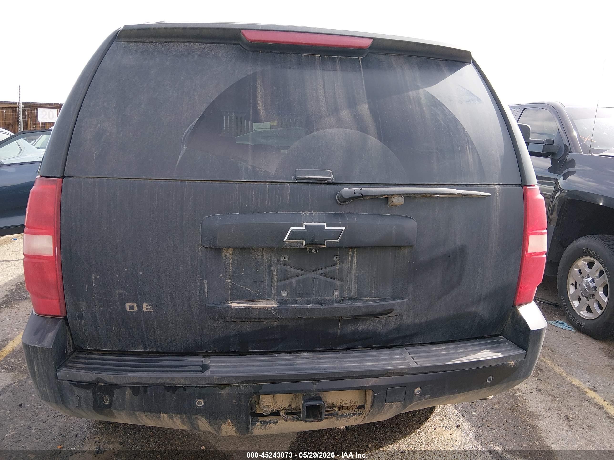 2014 Chevrolet Tahoe Lt Черный vin: 1GNSKBE01ER166271