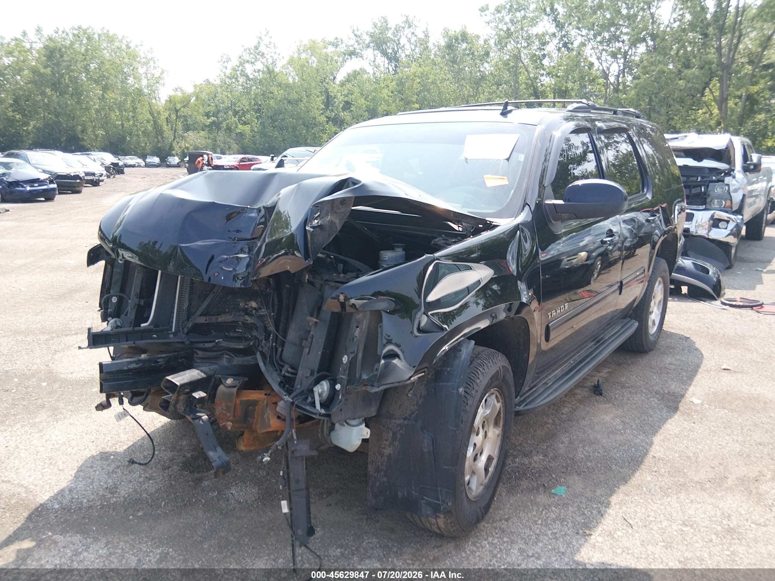 2013 Chevrolet Tahoe Lt Черный vin: 1GNSKBE02DR361066