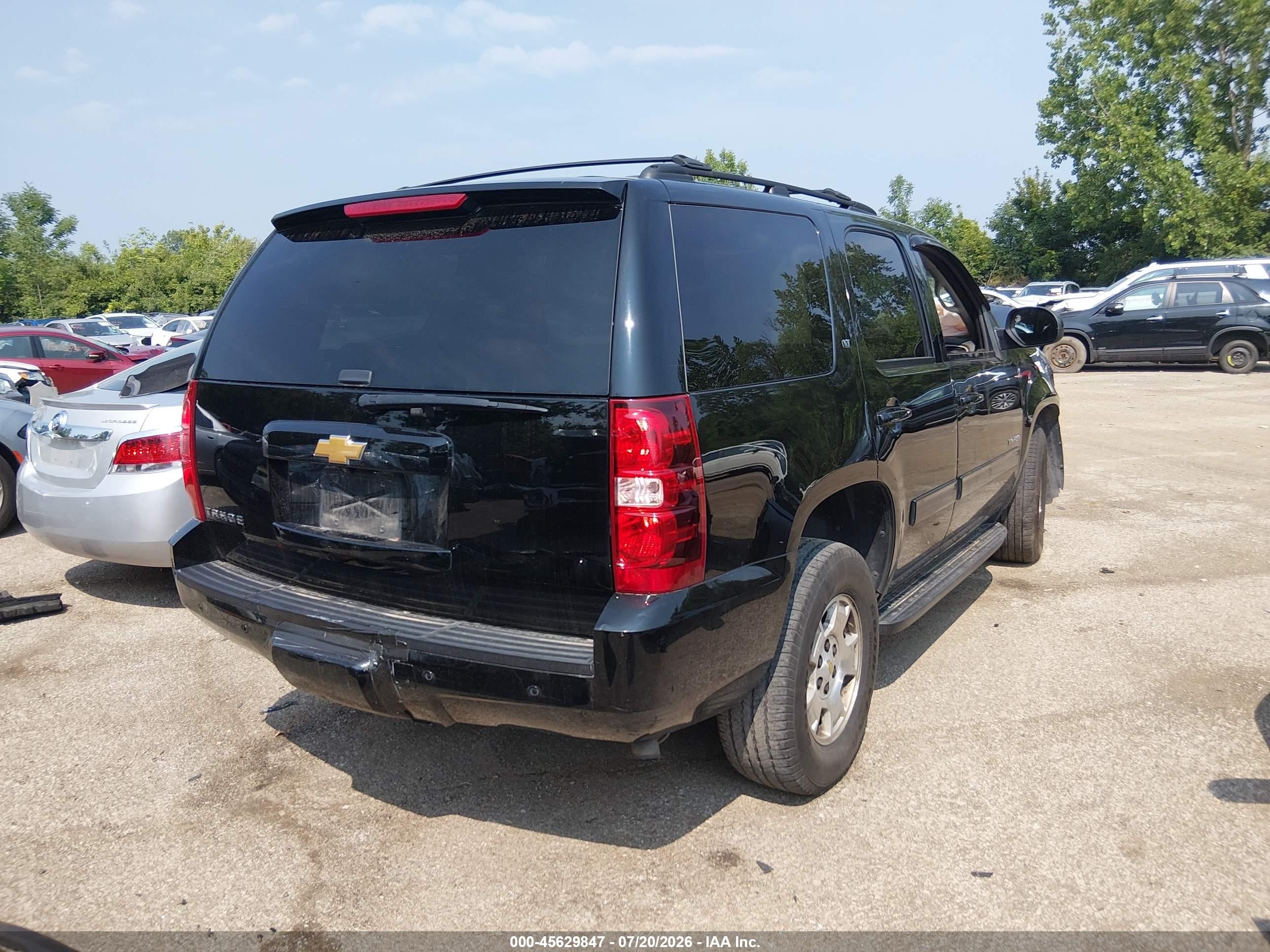 2013 Chevrolet Tahoe Lt Черный vin: 1GNSKBE02DR361066