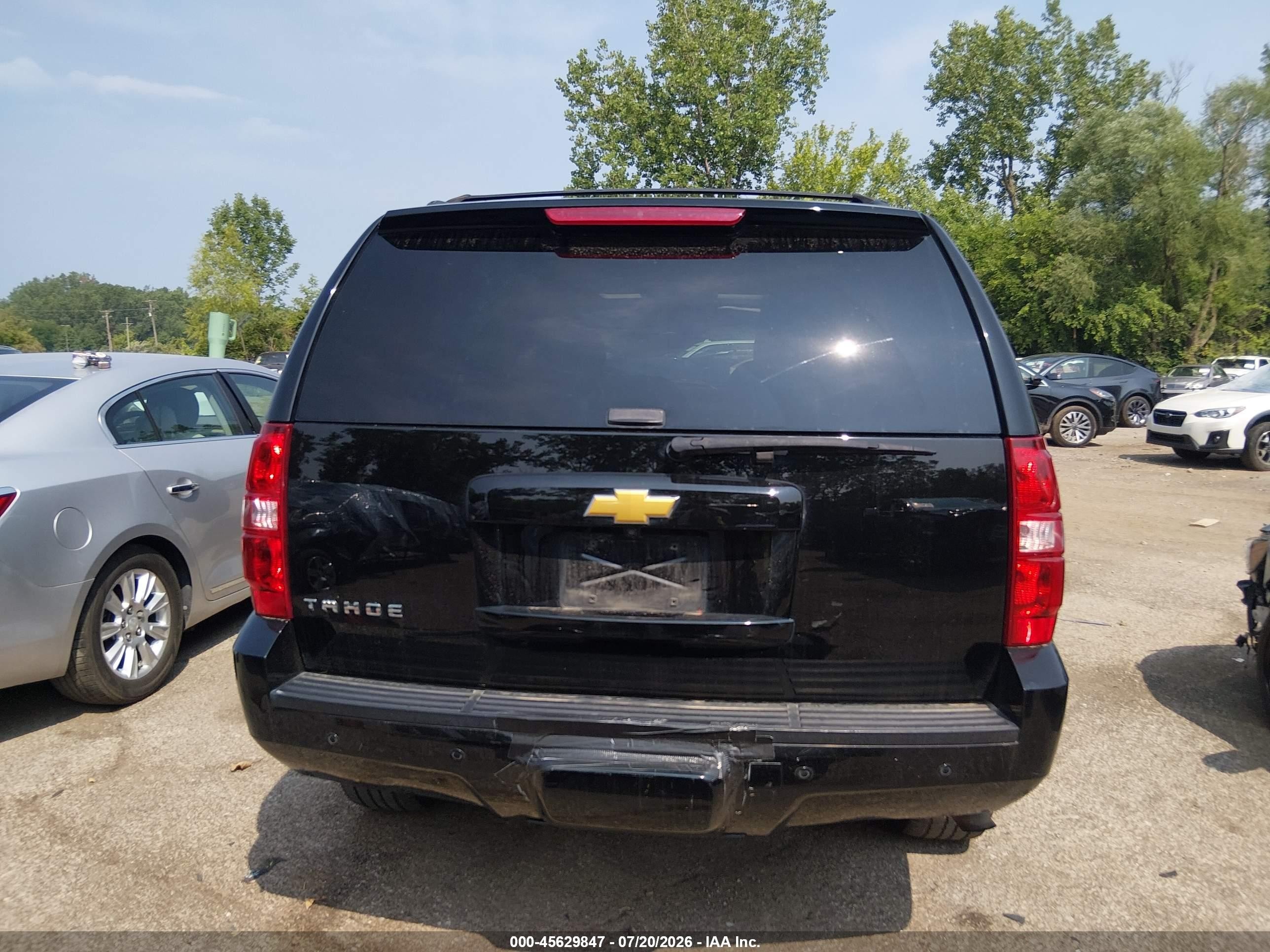 2013 Chevrolet Tahoe Lt Черный vin: 1GNSKBE02DR361066