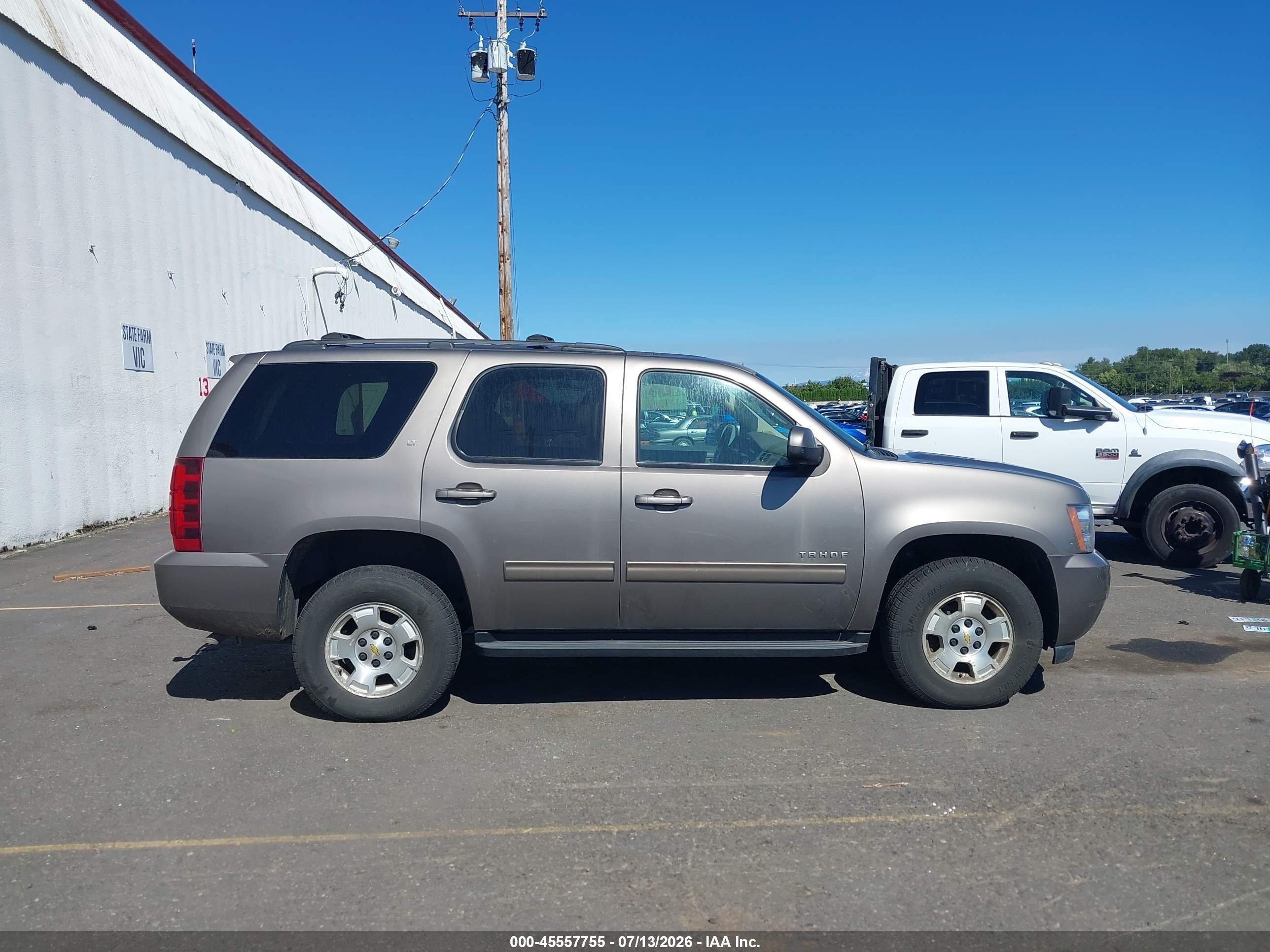 2012 Chevrolet Tahoe Lt Brown vin: 1GNSKBE04CR286997