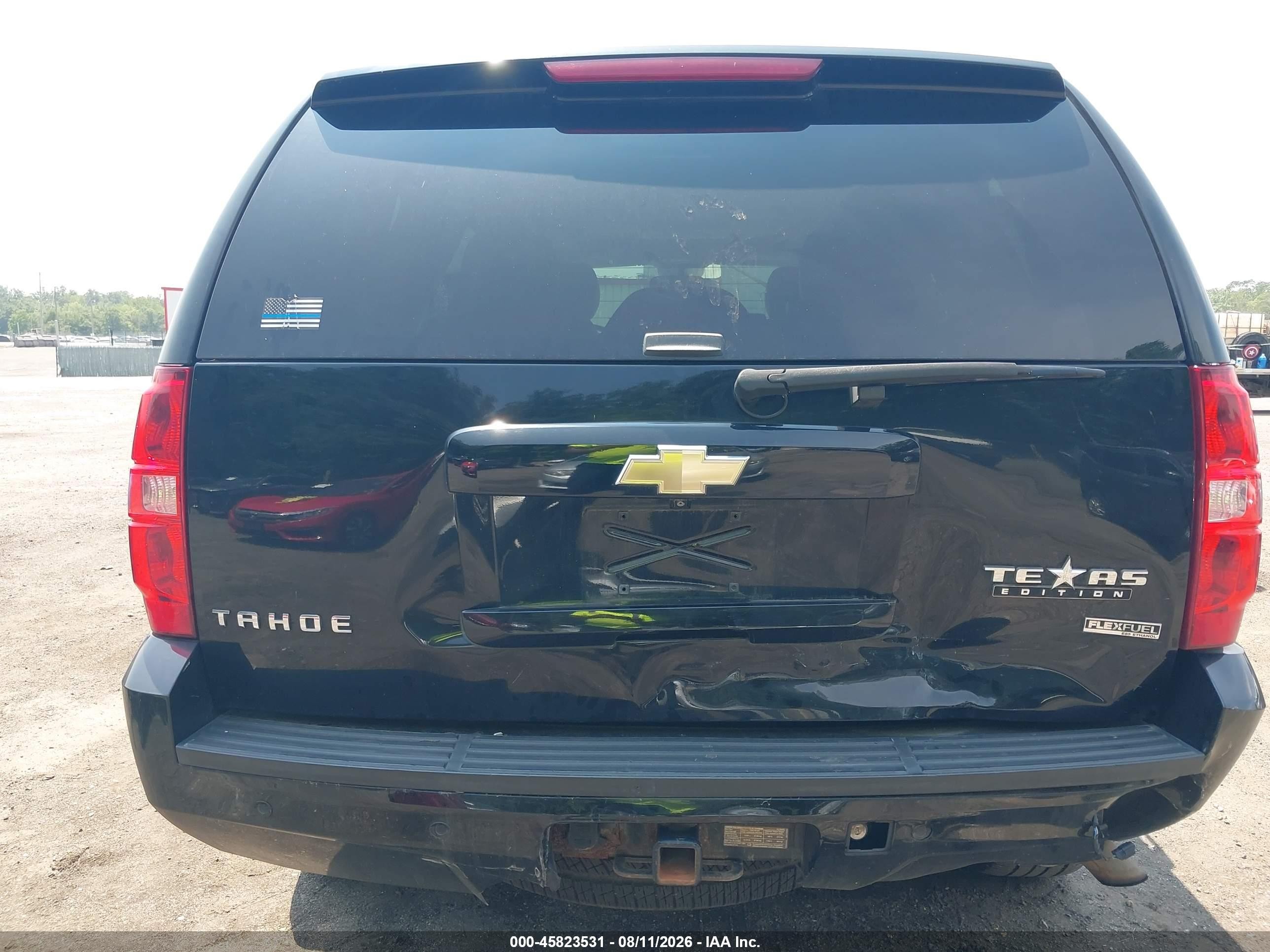 2011 Chevrolet Tahoe Lt Black vin: 1GNSKBE07BR373601