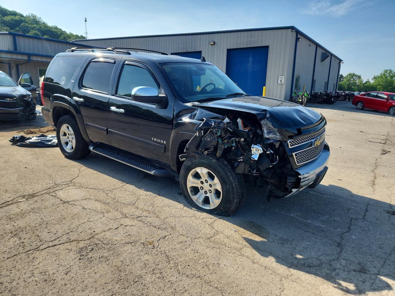 2013 Chevrolet Tahoe K1500 Lt Black vin: 1GNSKBE07DR358566