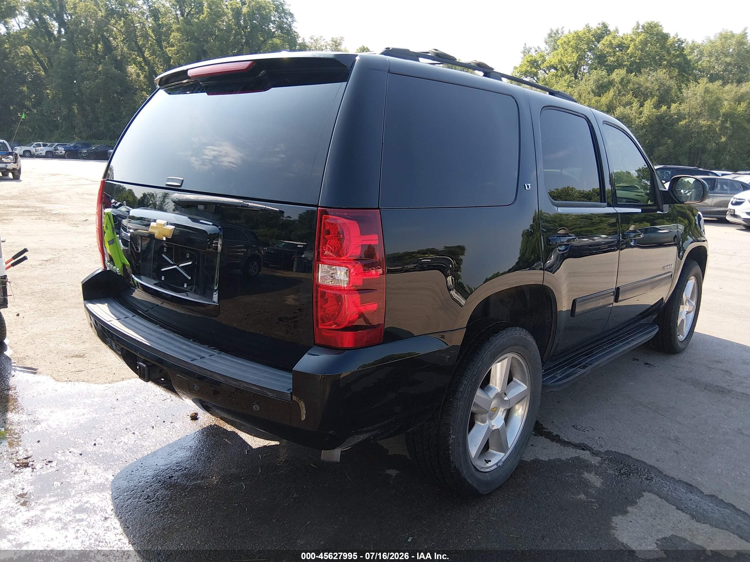 2014 Chevrolet Tahoe Lt Черный vin: 1GNSKBE07ER246464