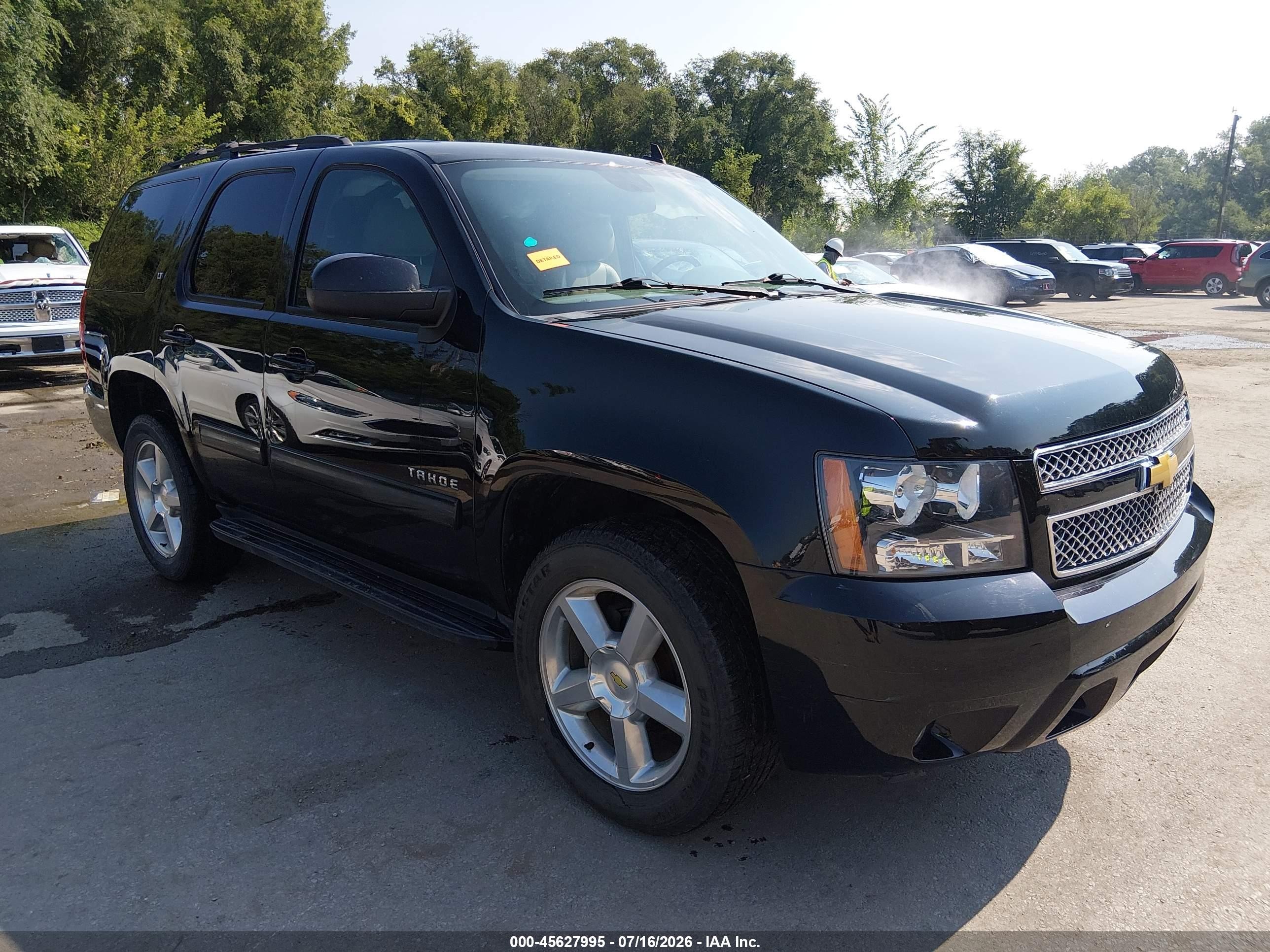 2014 Chevrolet Tahoe Lt Черный vin: 1GNSKBE07ER246464